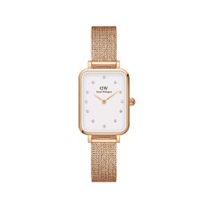 Daniel Wellington Quadro Lumine Pressed Melrose Women Watches Rose Gold | MB8465210