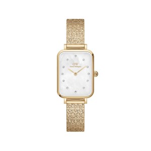 Daniel Wellington Quadro Lumine Pressed Piano Women Watches Gold | UN4307526