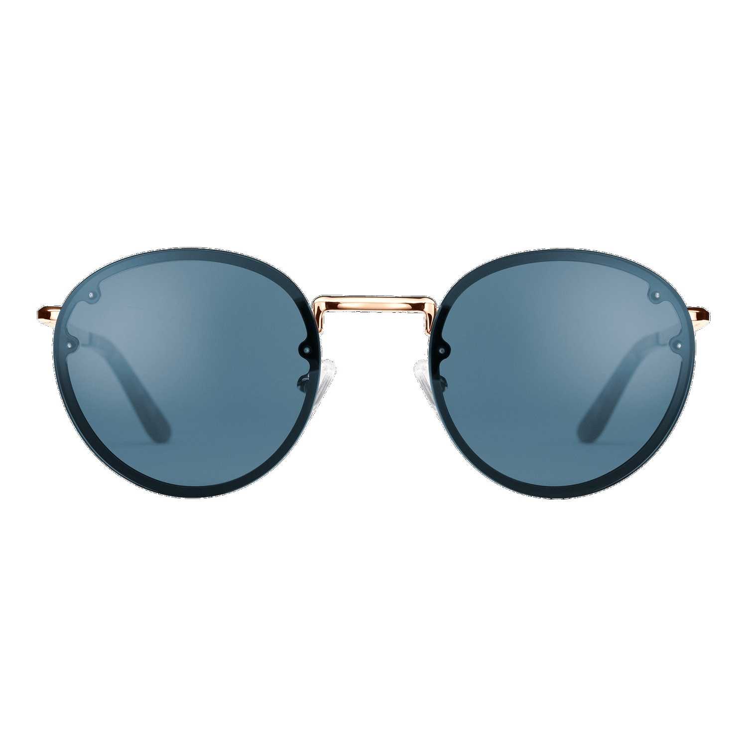 Daniel Wellington Arch Steel Blue Sunglasses Rose Gold | YP6248315