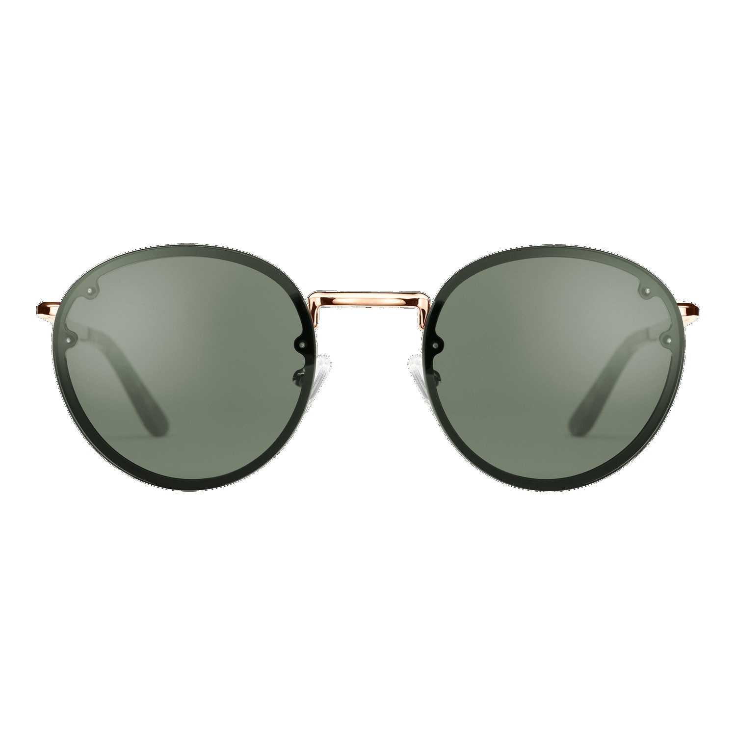 Daniel Wellington Arch Steel Green Sunglasses Rose Gold | BQ0567948