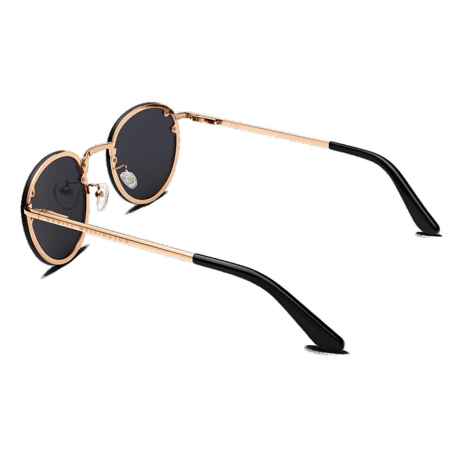 Daniel Wellington Arch Steel Sunglasses Rose Gold | QJ4102793