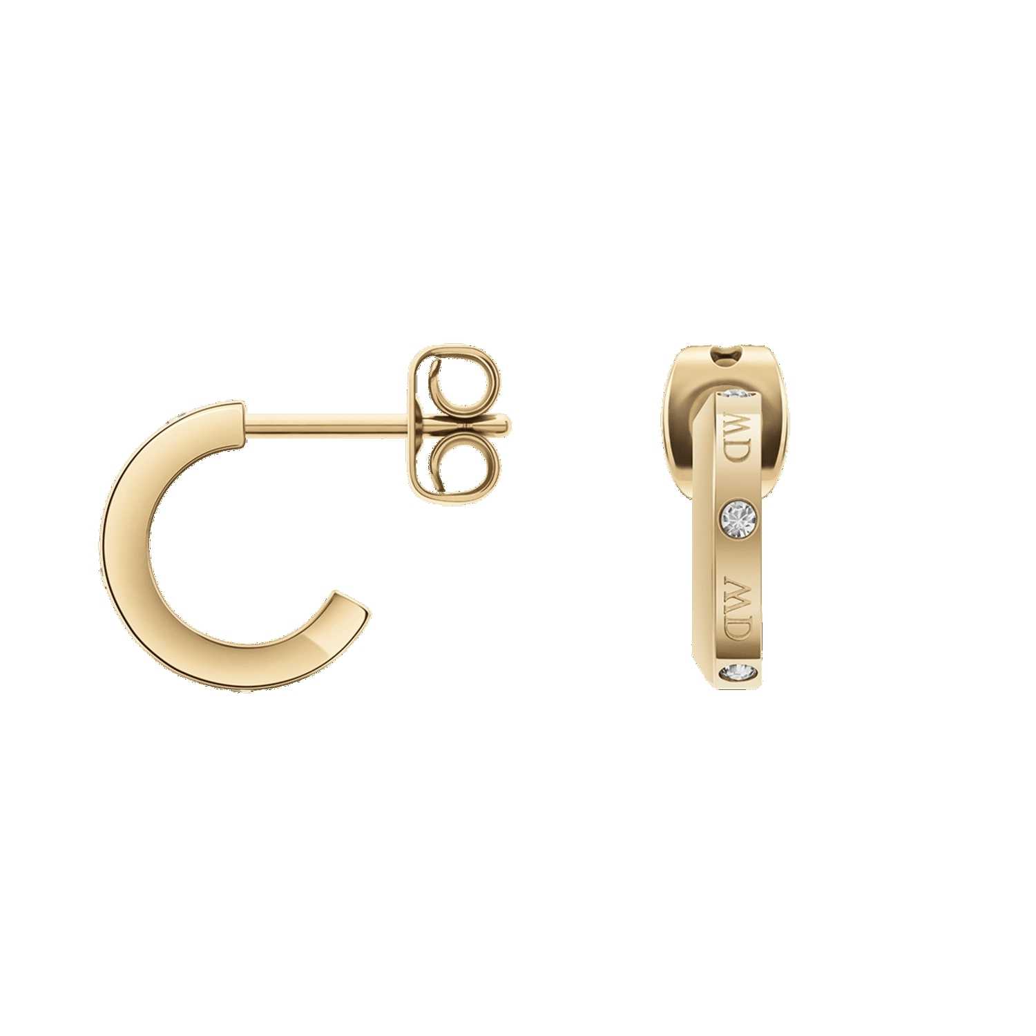 Daniel Wellington Classic Lumine Earrings Gold | YZ2759041