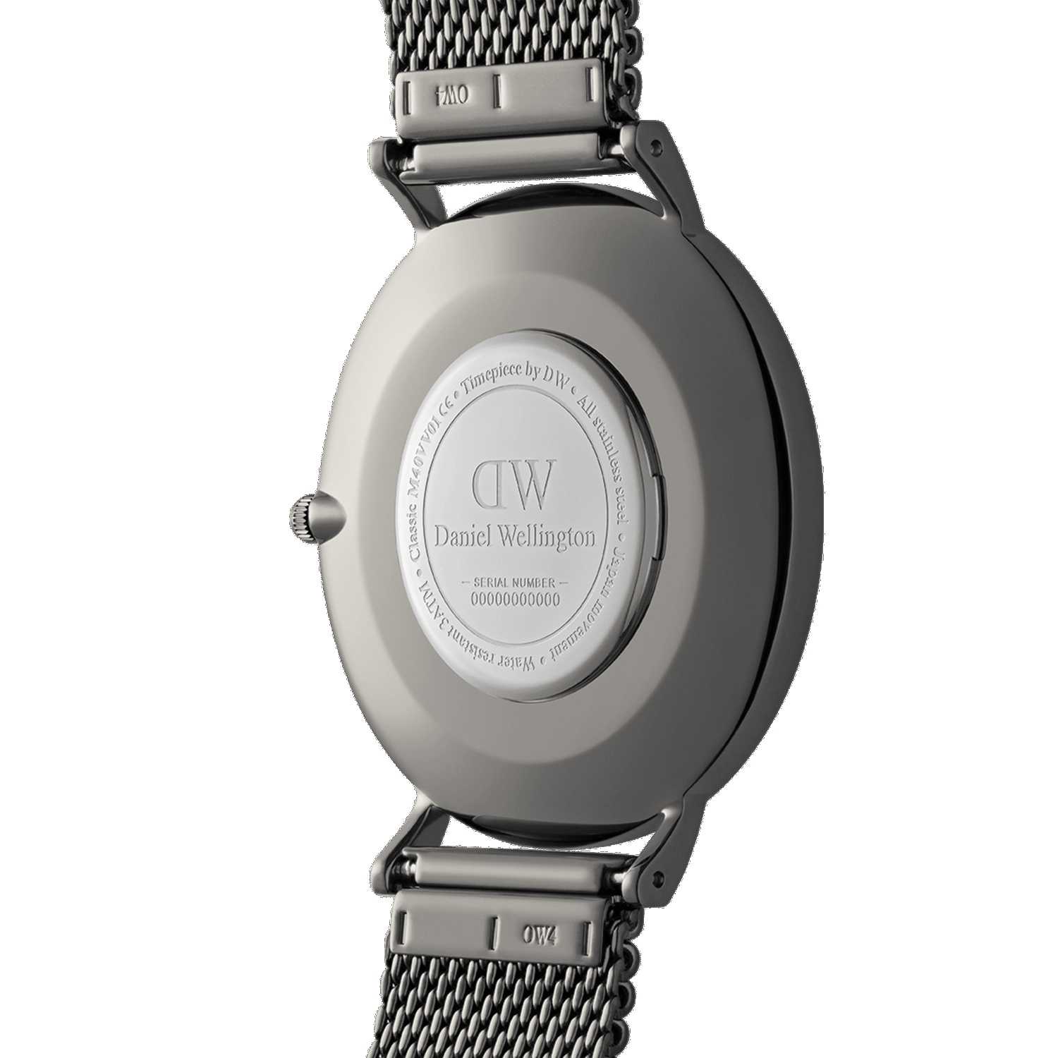 Daniel Wellington Classic Mesh Arctic Men Watches Silver | SE2789035