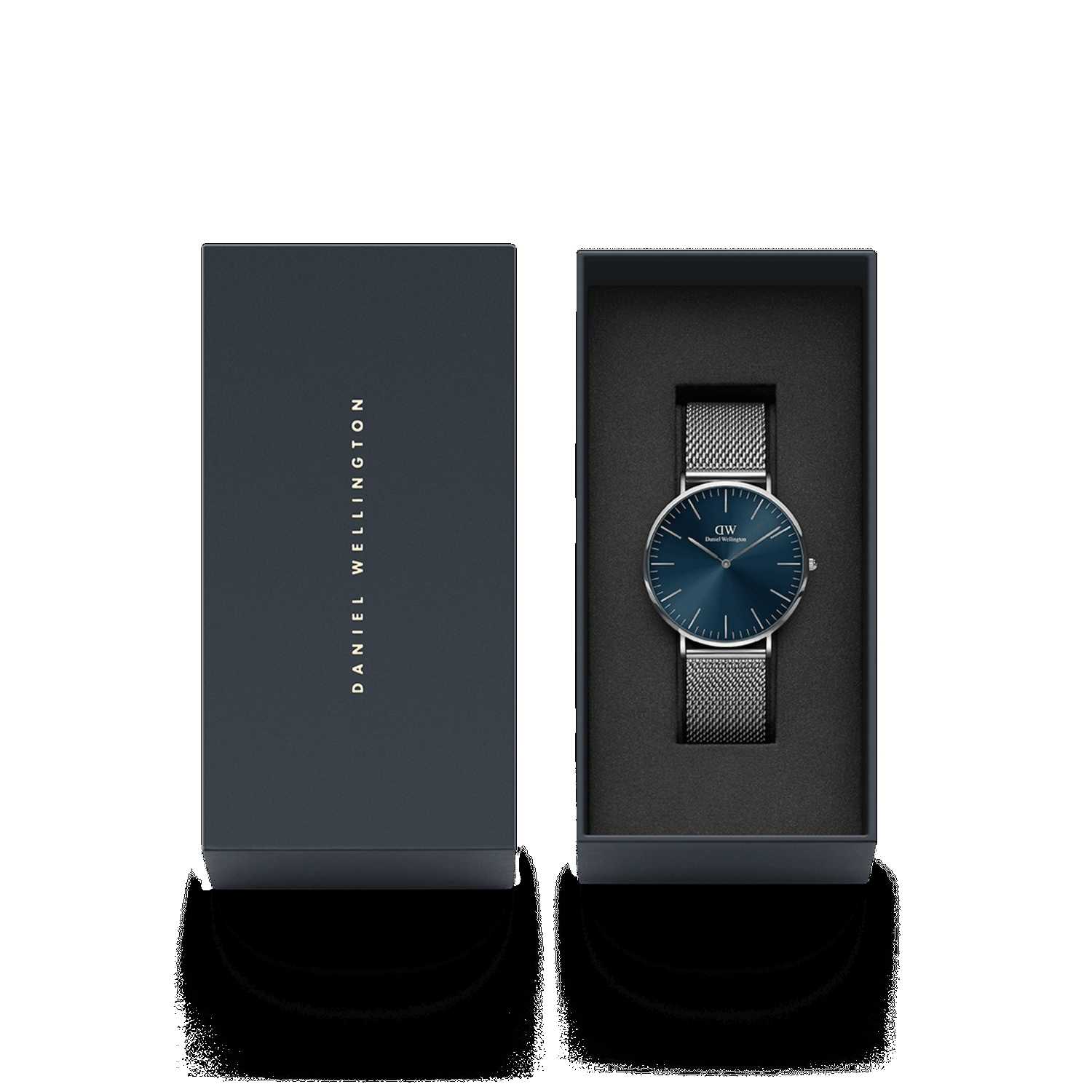 Daniel Wellington Classic Mesh Arctic Men Watches Silver | SE2789035