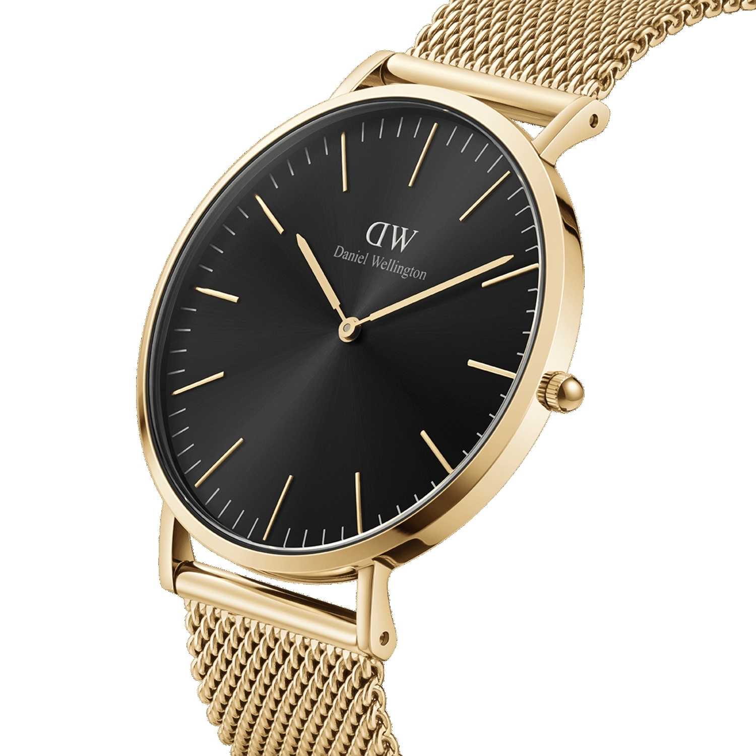 Daniel Wellington Classic Mesh Onyx Men Watches Gold | CT0475296