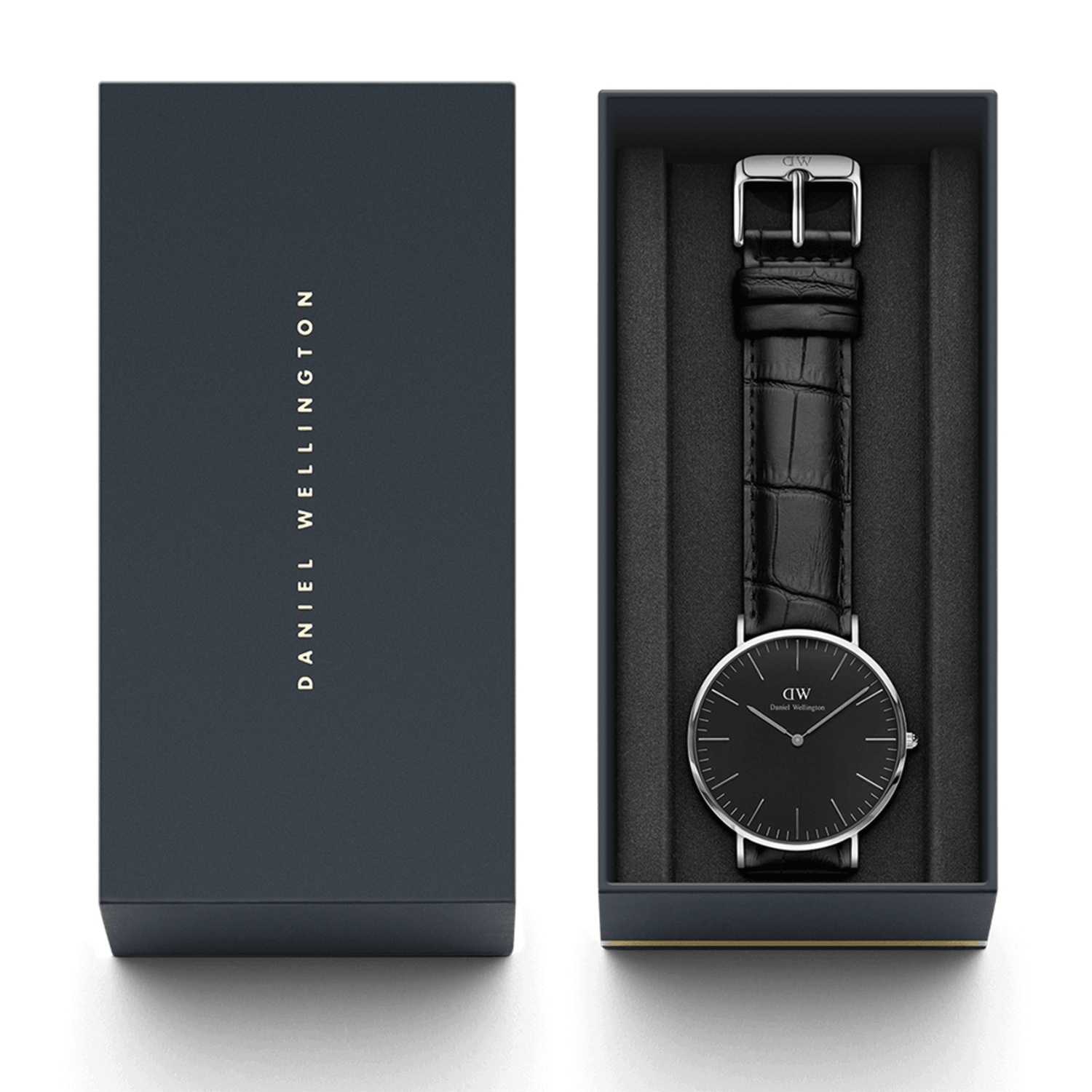 Daniel Wellington Classic Reading Men Watches Silver | ZX2580936