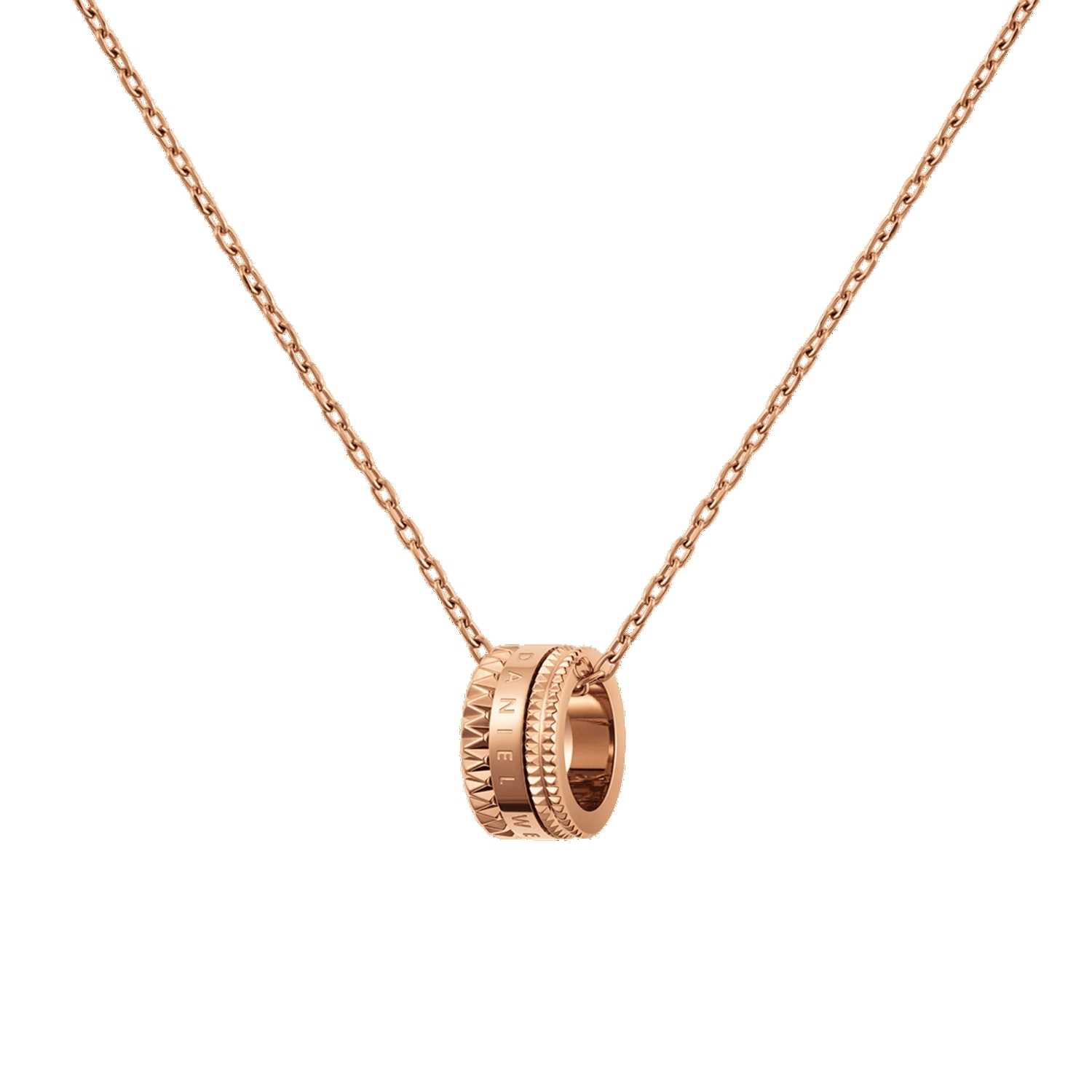 Daniel Wellington Elevation Necklaces Rose Gold | ZC9360154