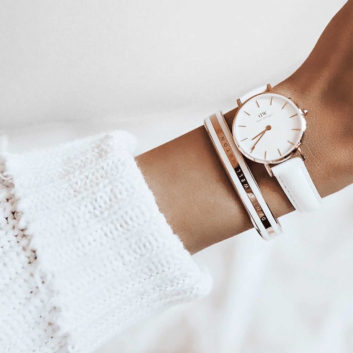 Daniel Wellington Emalie Bracelets Rose Gold | EL6104875