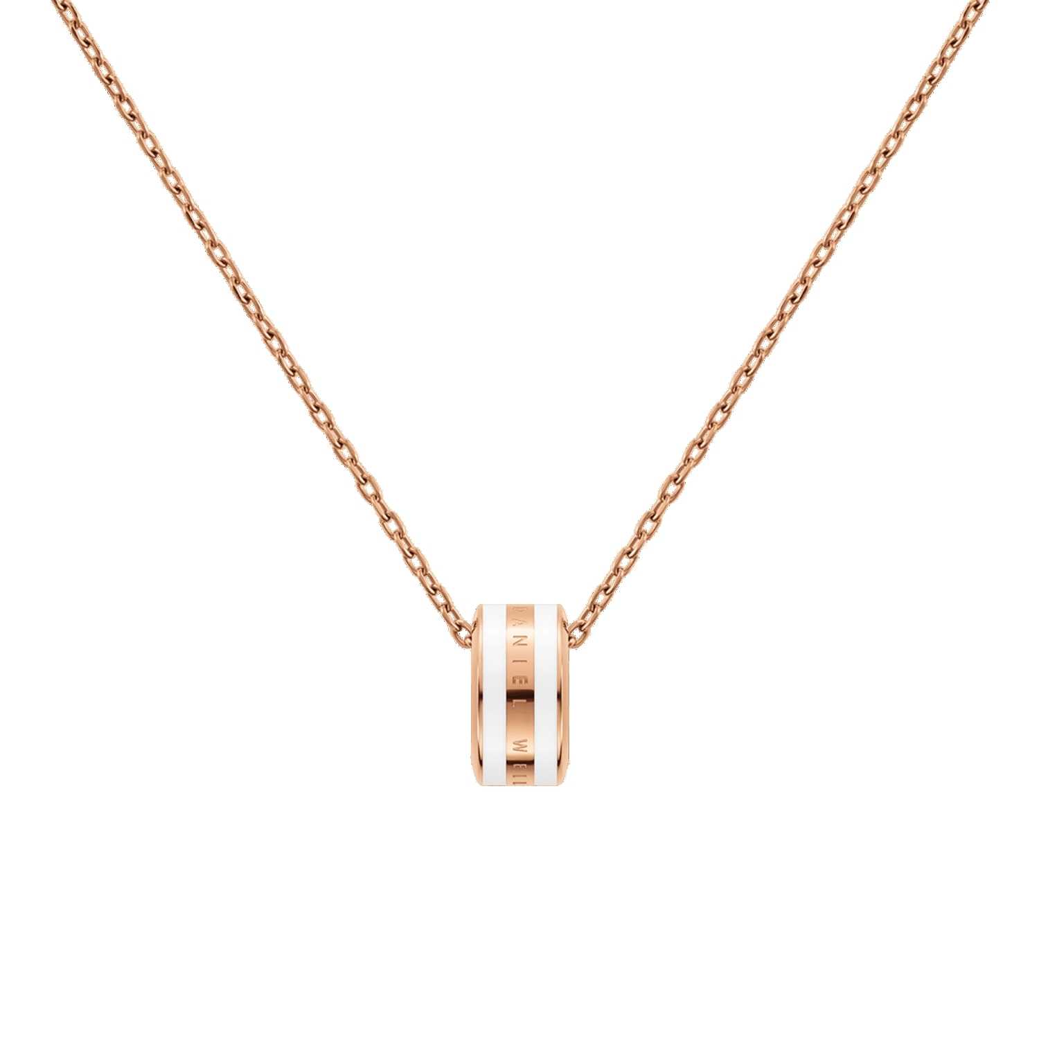 Daniel Wellington Emalie Necklaces Rose Gold | UO9345216