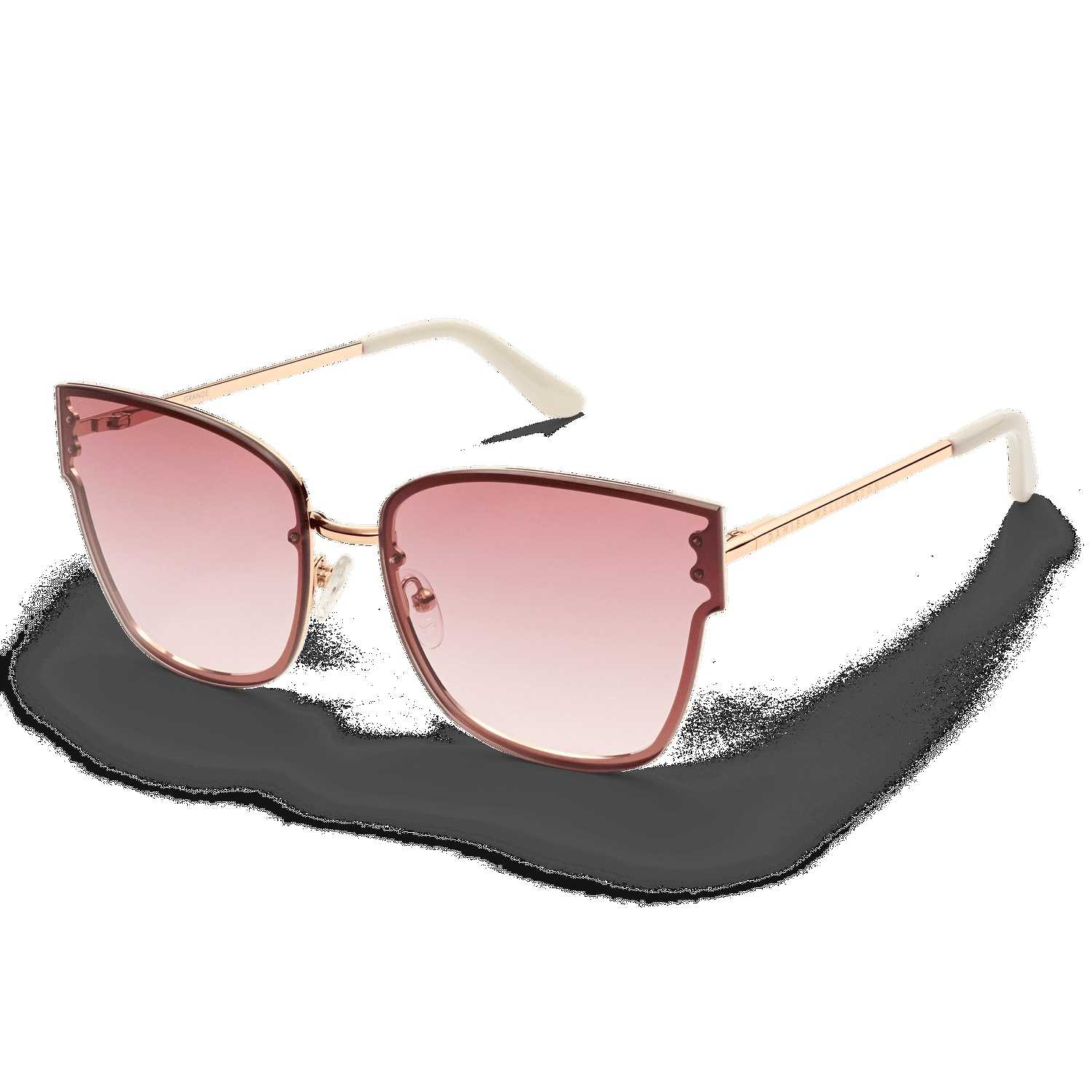 Daniel Wellington Grande Steel Pink Gradient Sunglasses Rose Gold | ND6385917