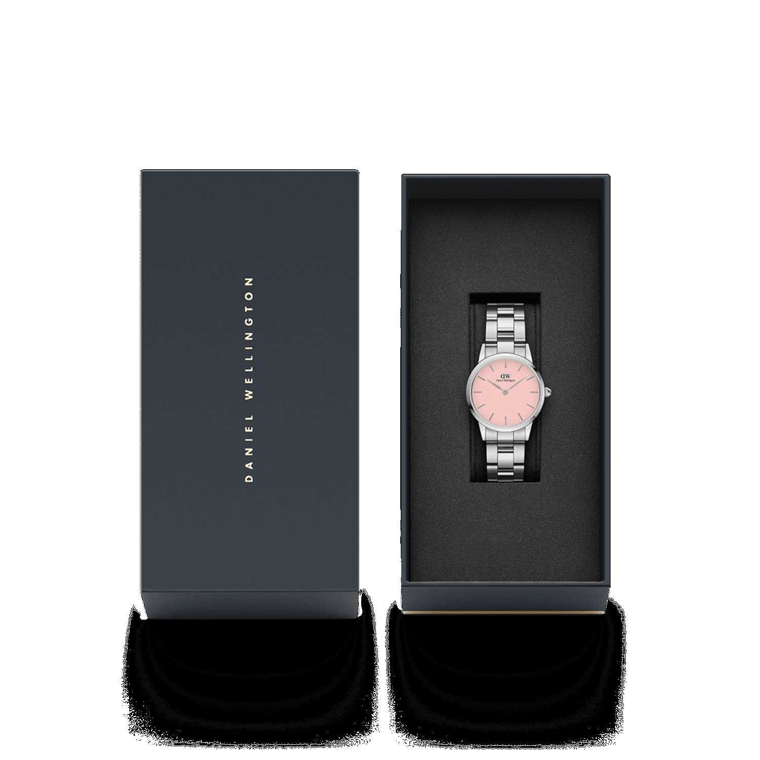 Daniel Wellington Iconic Link Blush Women Watches Silver | CQ6154837