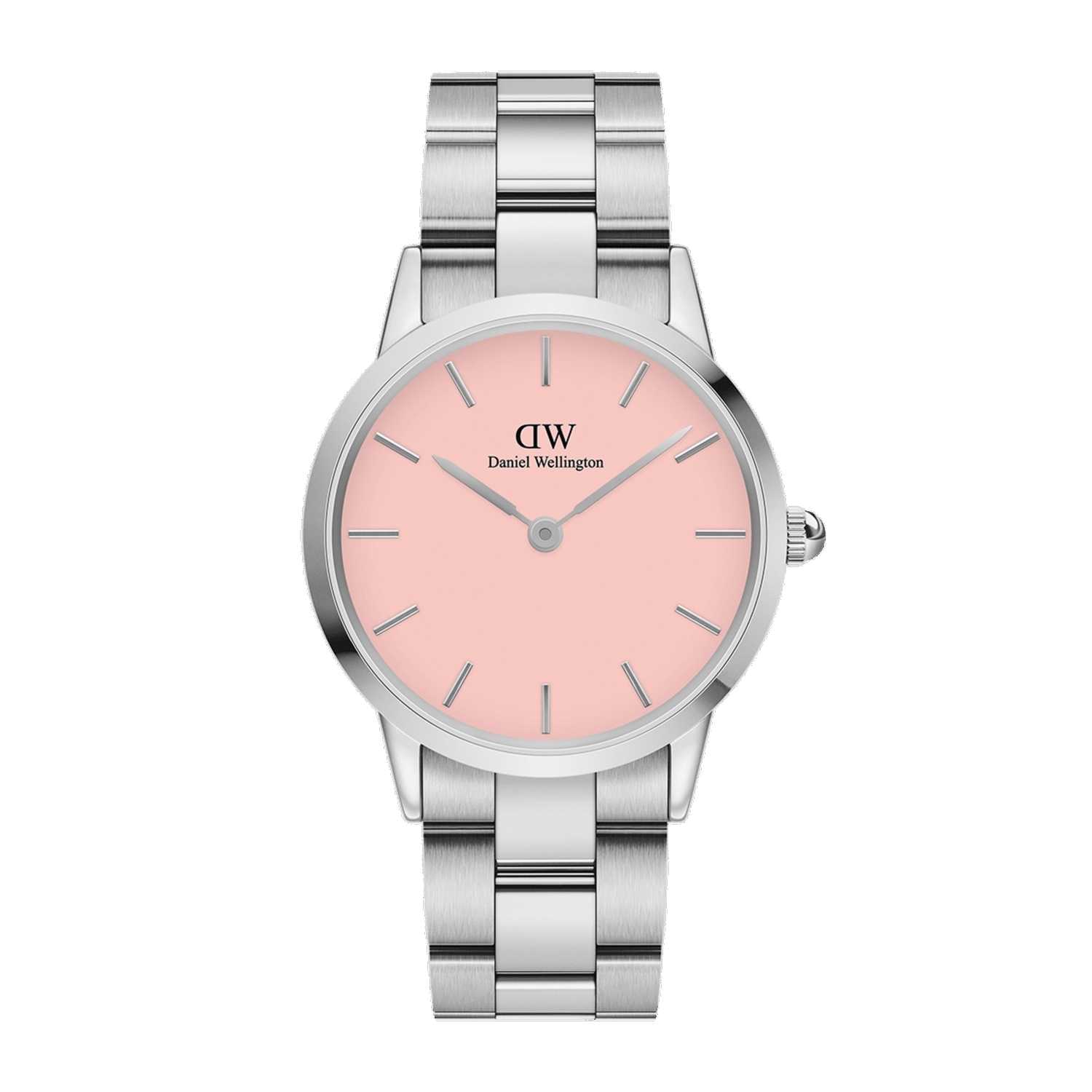 Daniel Wellington Iconic Link Blush Women Watches Silver | CQ6154837