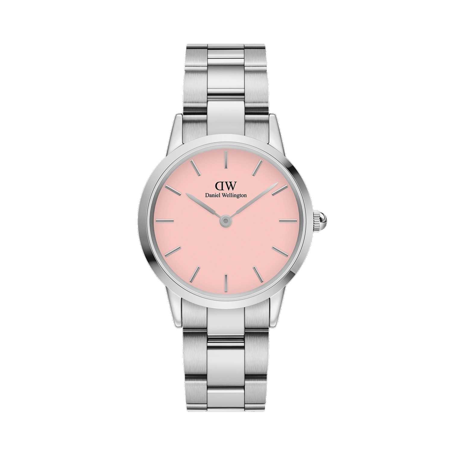 Daniel Wellington Iconic Link Blush Women Watches Silver | CQ6154837