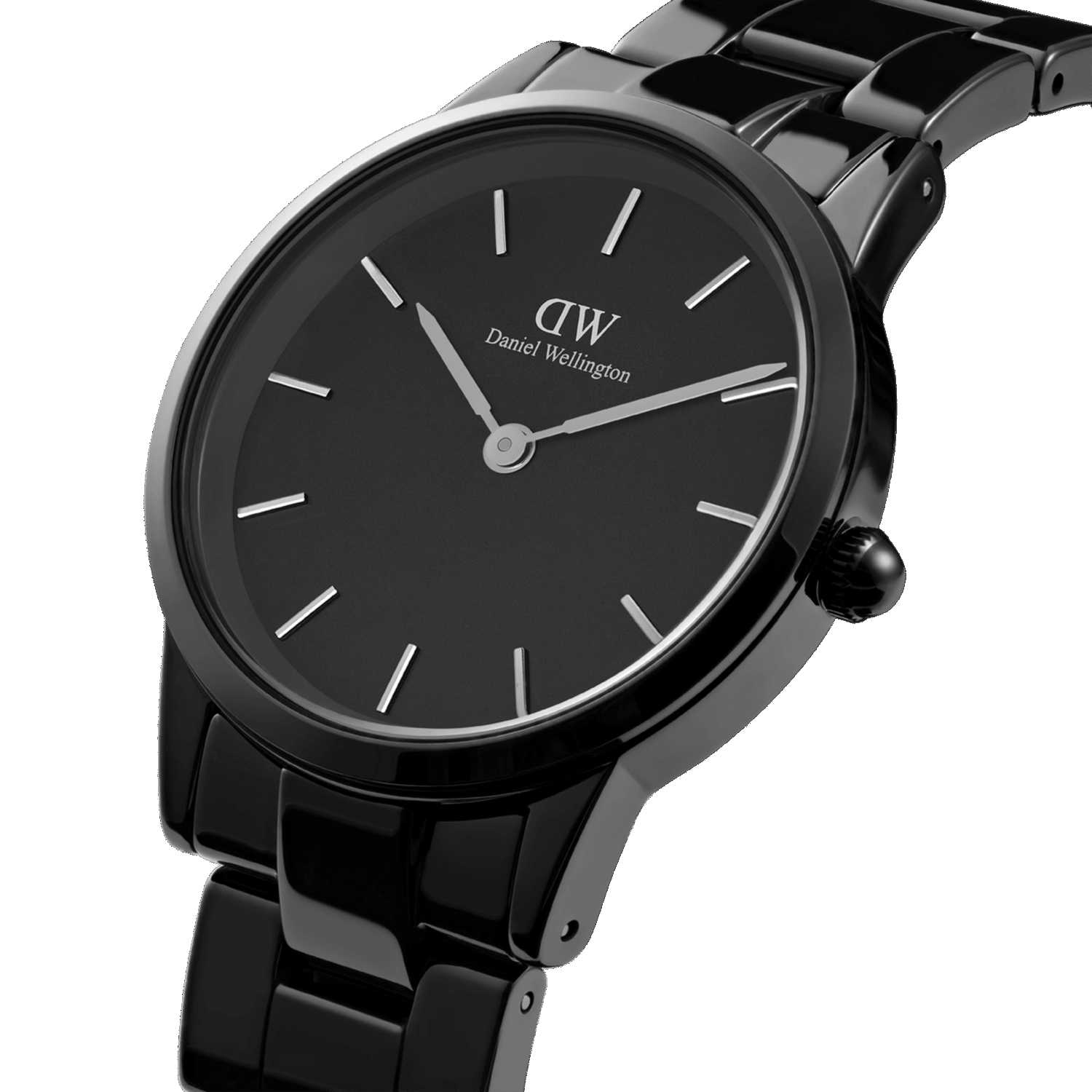 Daniel Wellington Iconic Link Ceramic Women Watches Black | MB3824760