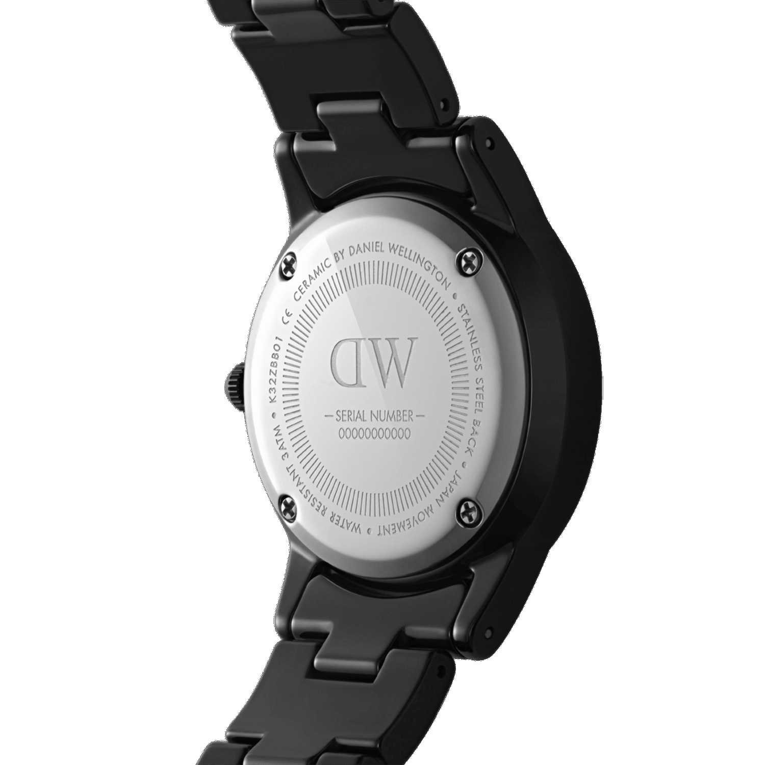 Daniel Wellington Iconic Link Ceramic Women Watches Black | MB3824760