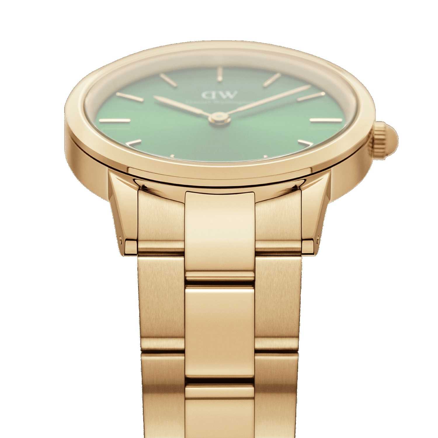 Daniel Wellington Iconic Link Emerald Women Watches Gold | LX0243175