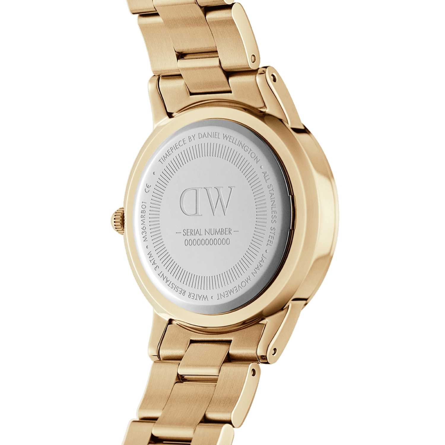 Daniel Wellington Iconic Link Emerald Women Watches Gold | LX0243175