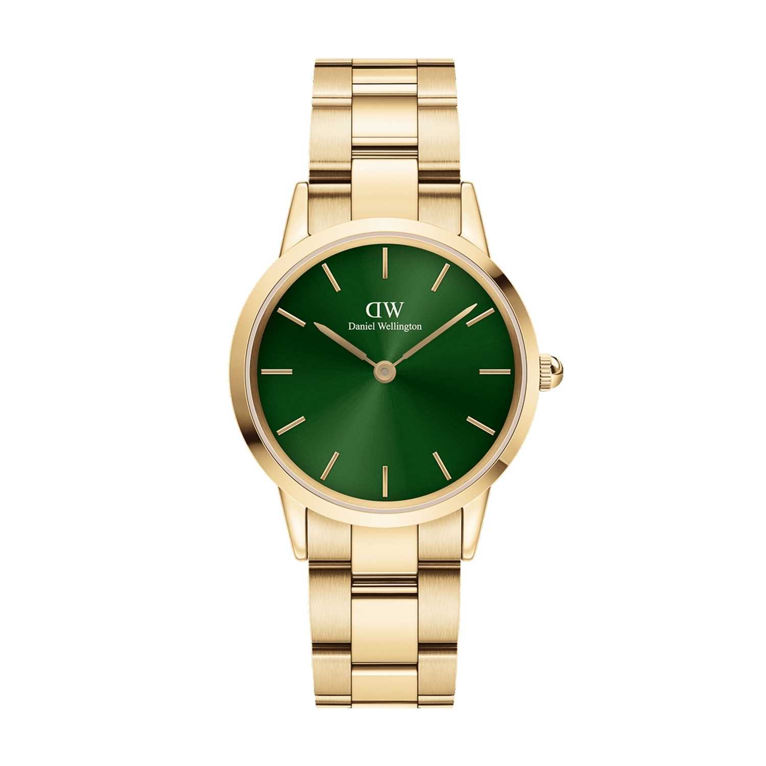 Daniel Wellington Iconic Link Emerald Women Watches Gold | LX0243175