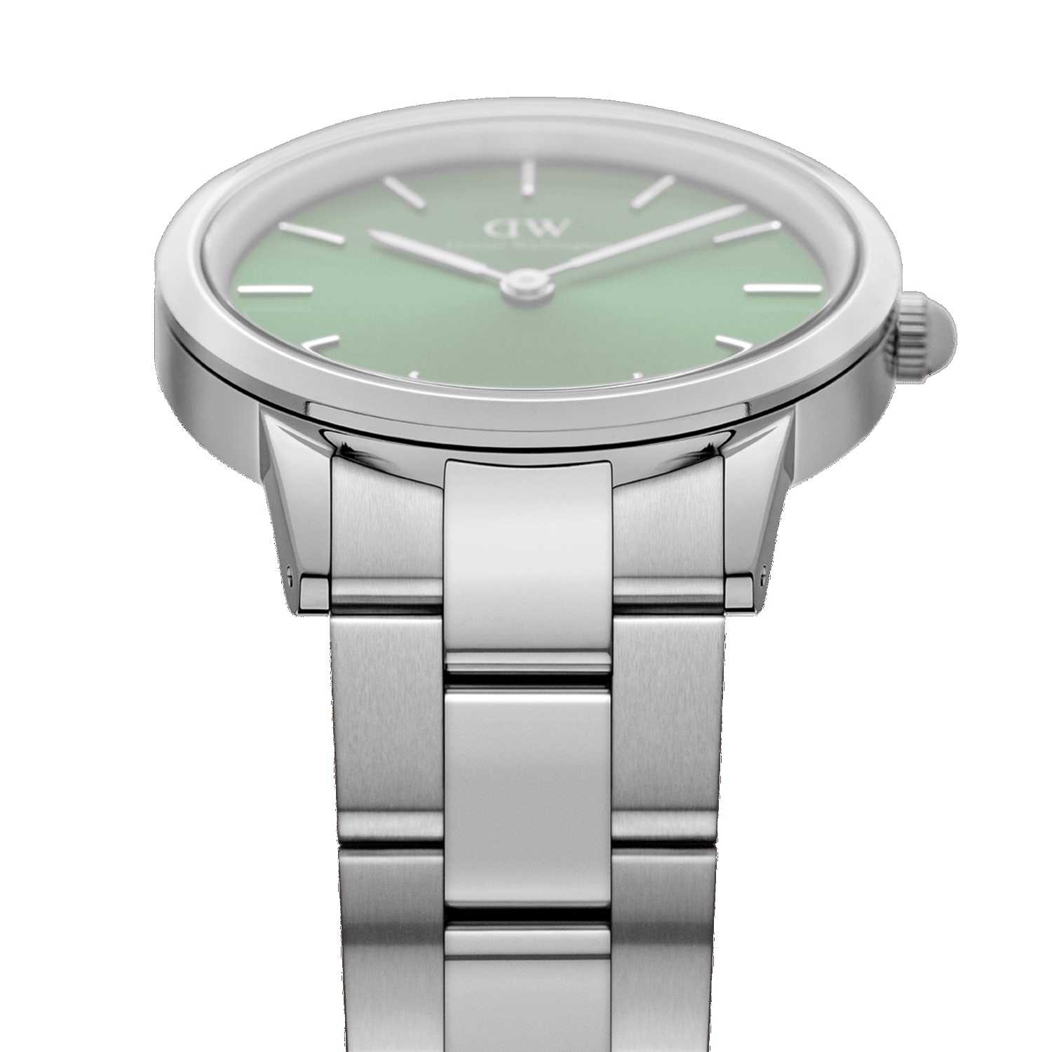 Daniel Wellington Iconic Link Emerald Women Watches Silver | MX8956130