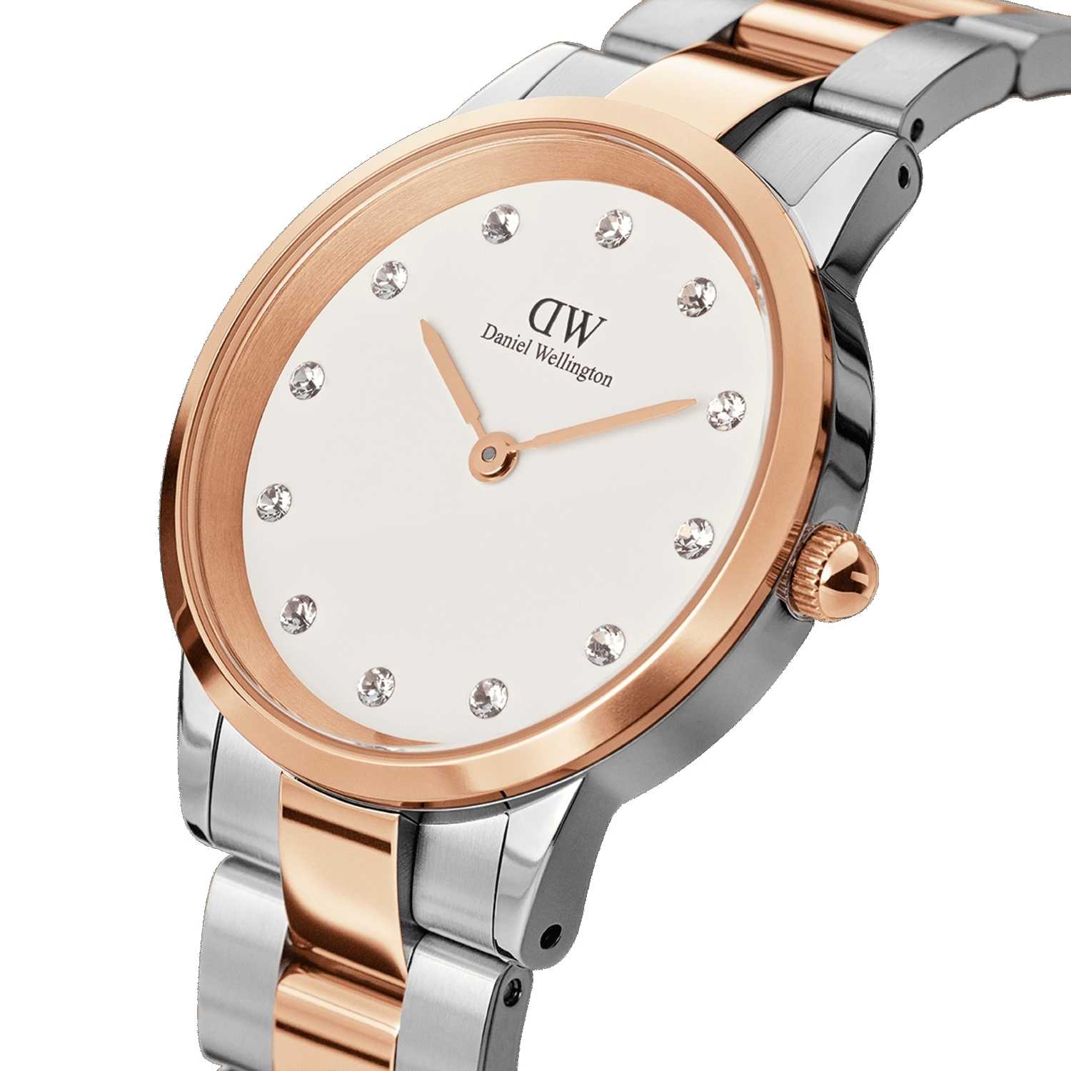 Daniel Wellington Iconic Link Lumine Women Watches Rose Gold | EM4132659