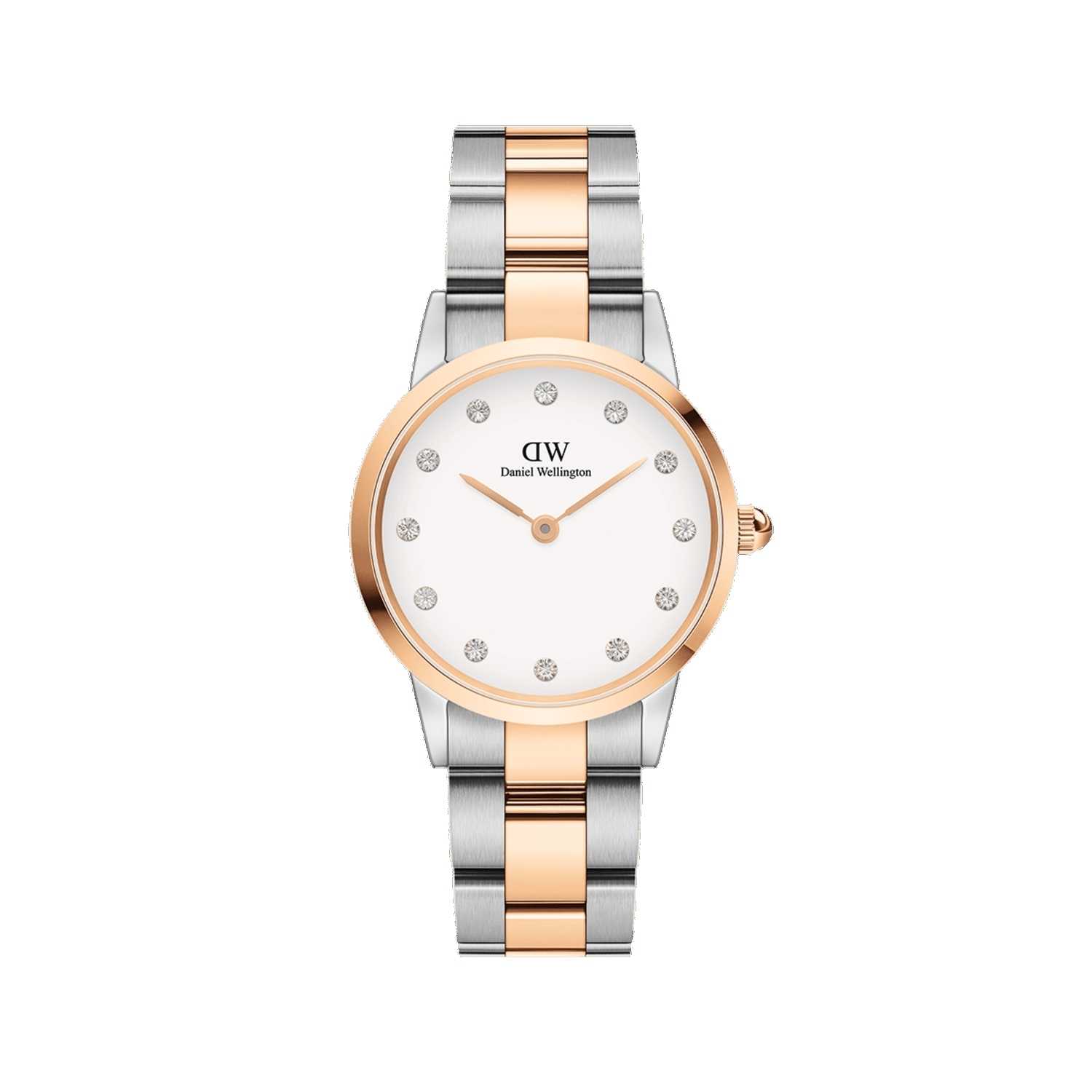 Daniel Wellington Iconic Link Lumine Women Watches Rose Gold | EM4132659