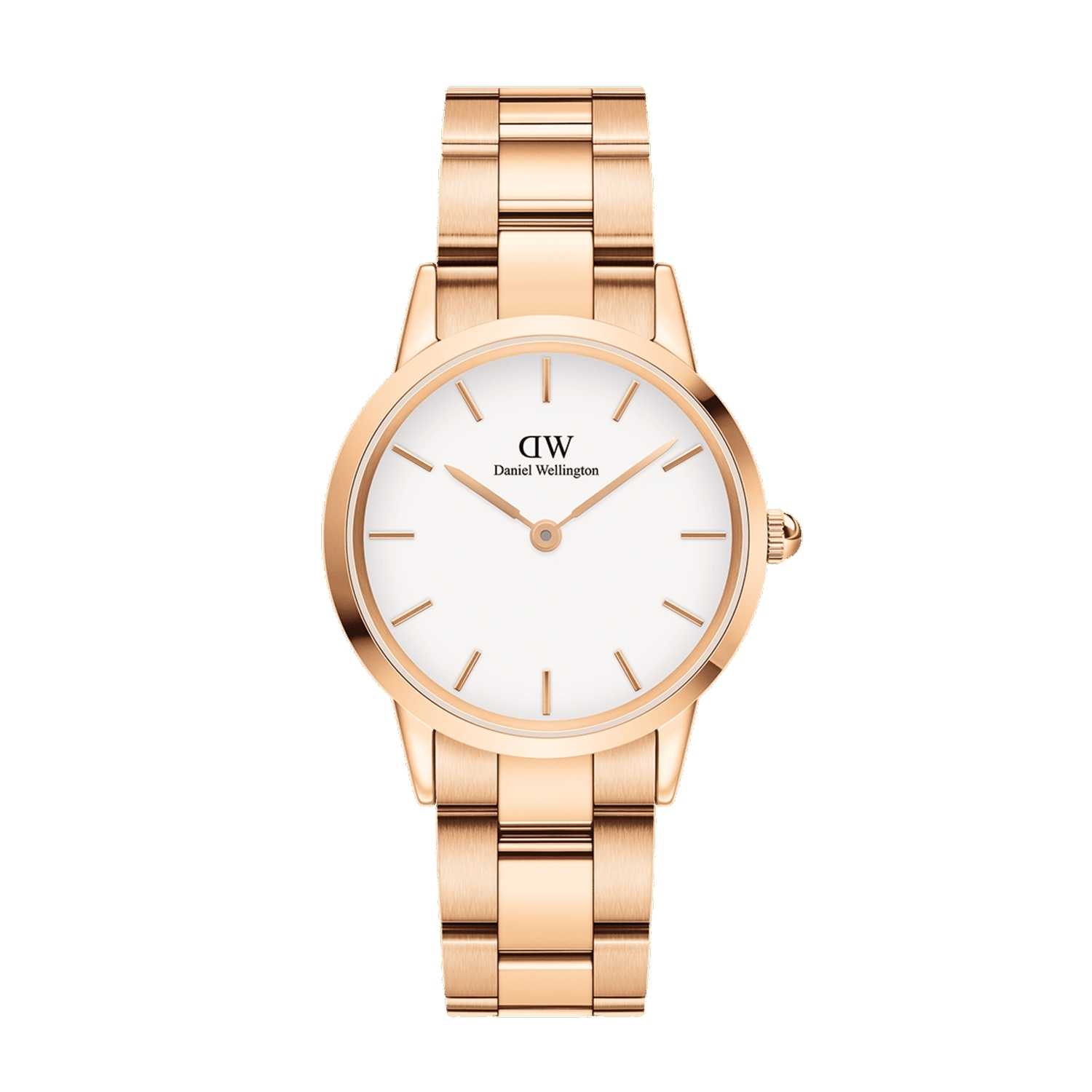 Daniel Wellington Iconic Link Men Watches Rose Gold | DZ6285093