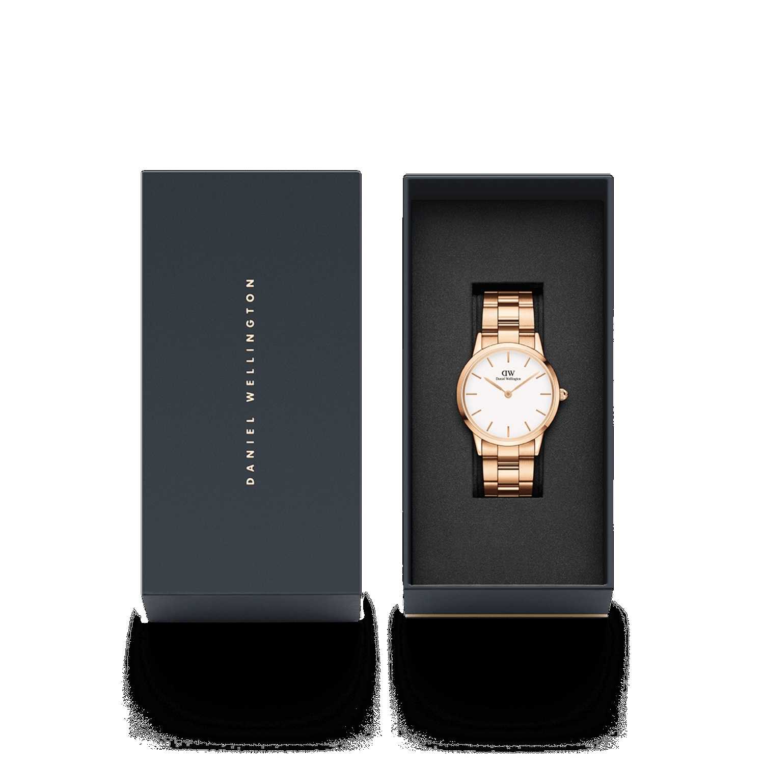 Daniel Wellington Iconic Link Men Watches Rose Gold | DZ6285093