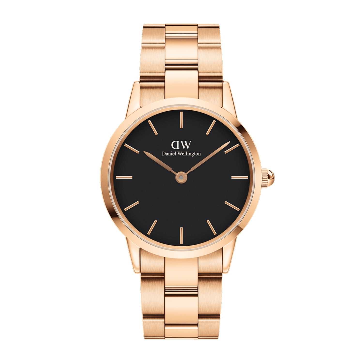 Daniel Wellington Iconic Link Men Watches Rose Gold | EP2748536