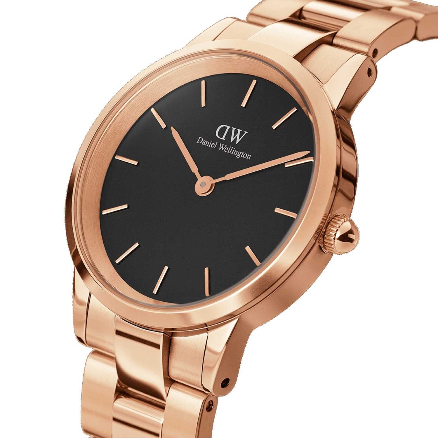 Daniel Wellington Iconic Link Men Watches Rose Gold | EP2748536