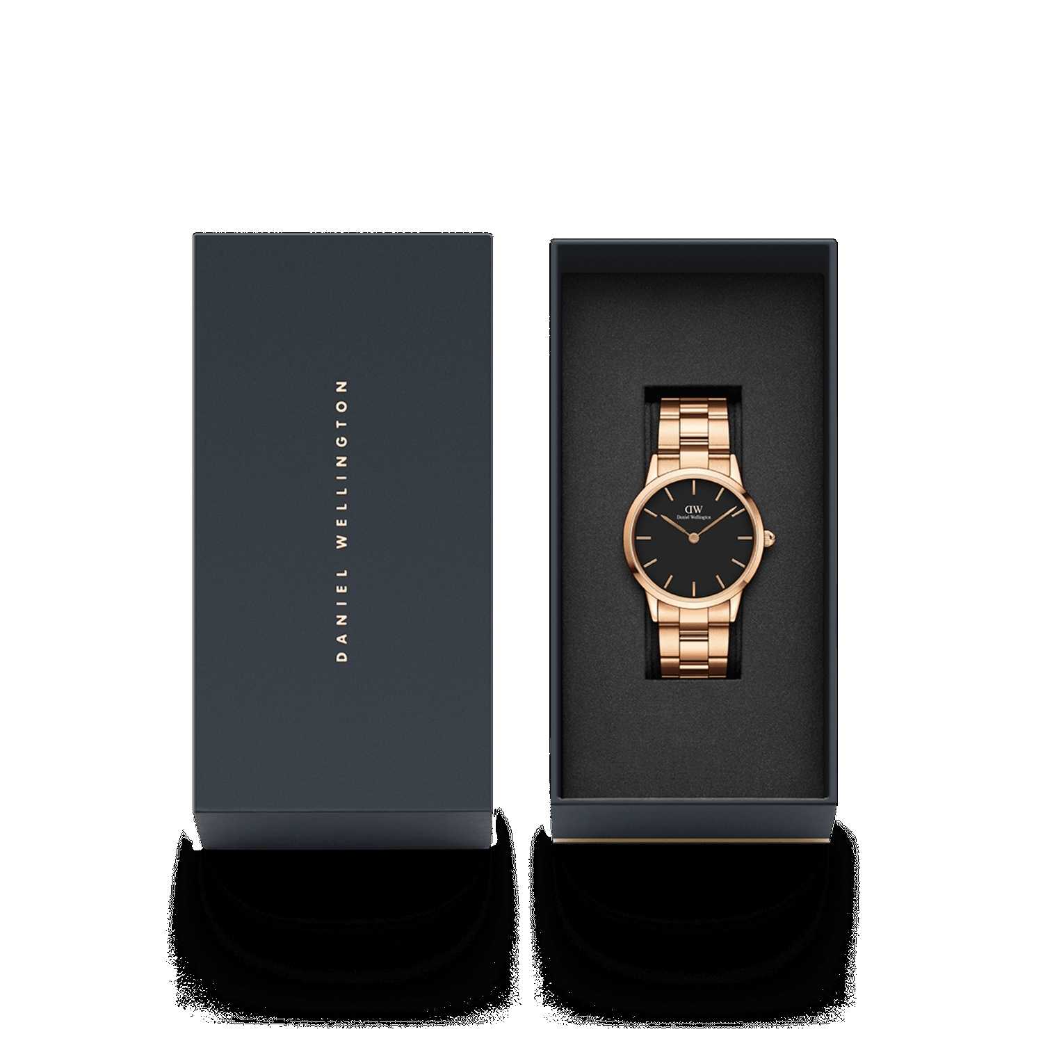 Daniel Wellington Iconic Link Men Watches Rose Gold | EP2748536