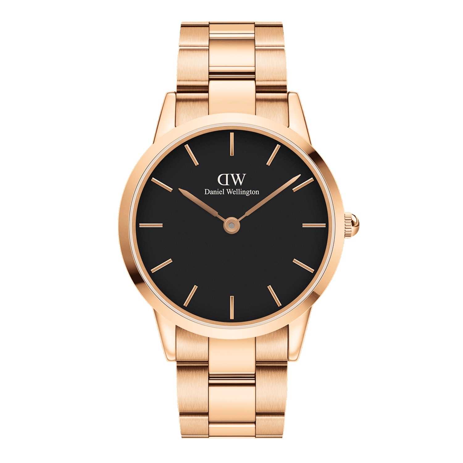 Daniel Wellington Iconic Link Men Watches Rose Gold | EP2748536