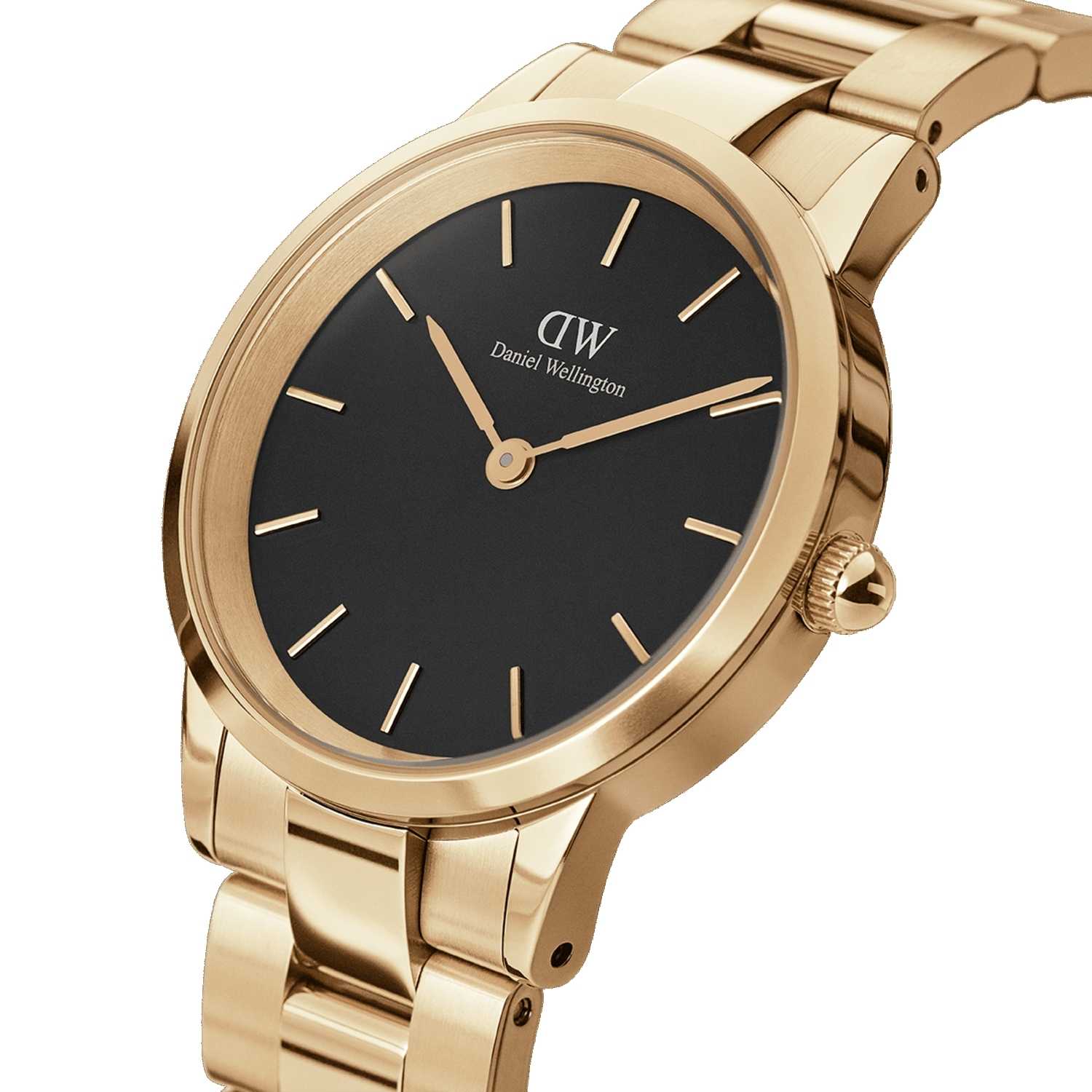 Daniel Wellington Iconic Link Men Watches Gold | KB1479506