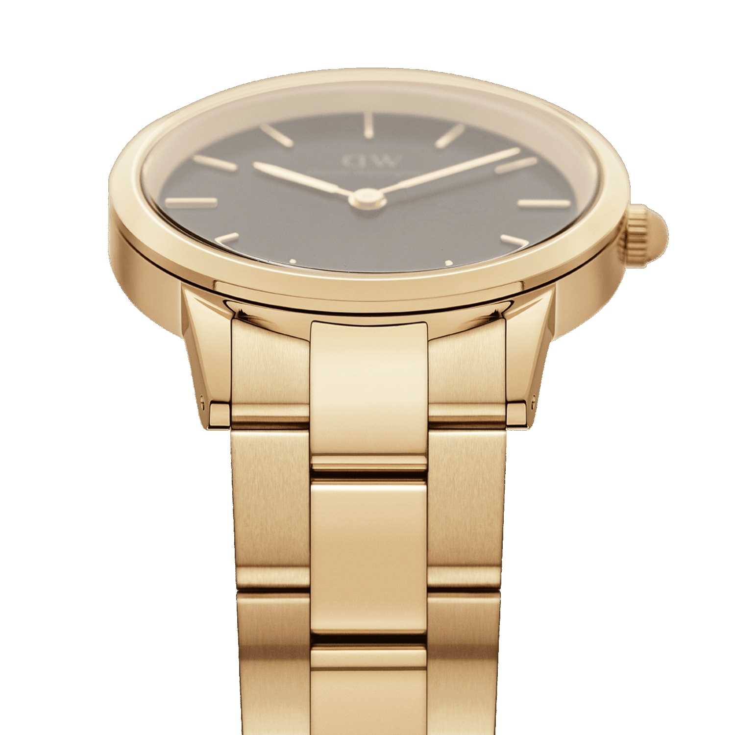 Daniel Wellington Iconic Link Men Watches Gold | KB1479506