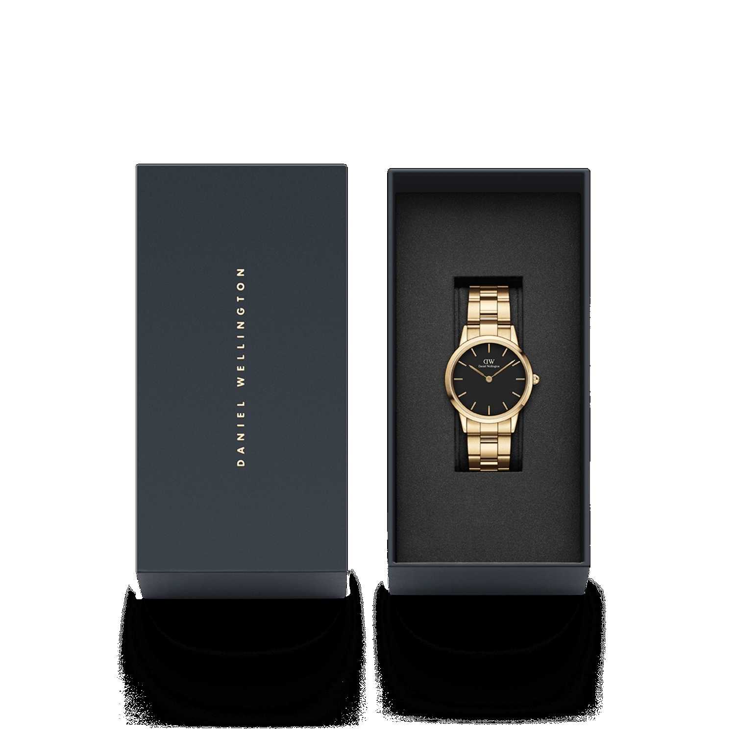 Daniel Wellington Iconic Link Men Watches Gold | KB1479506