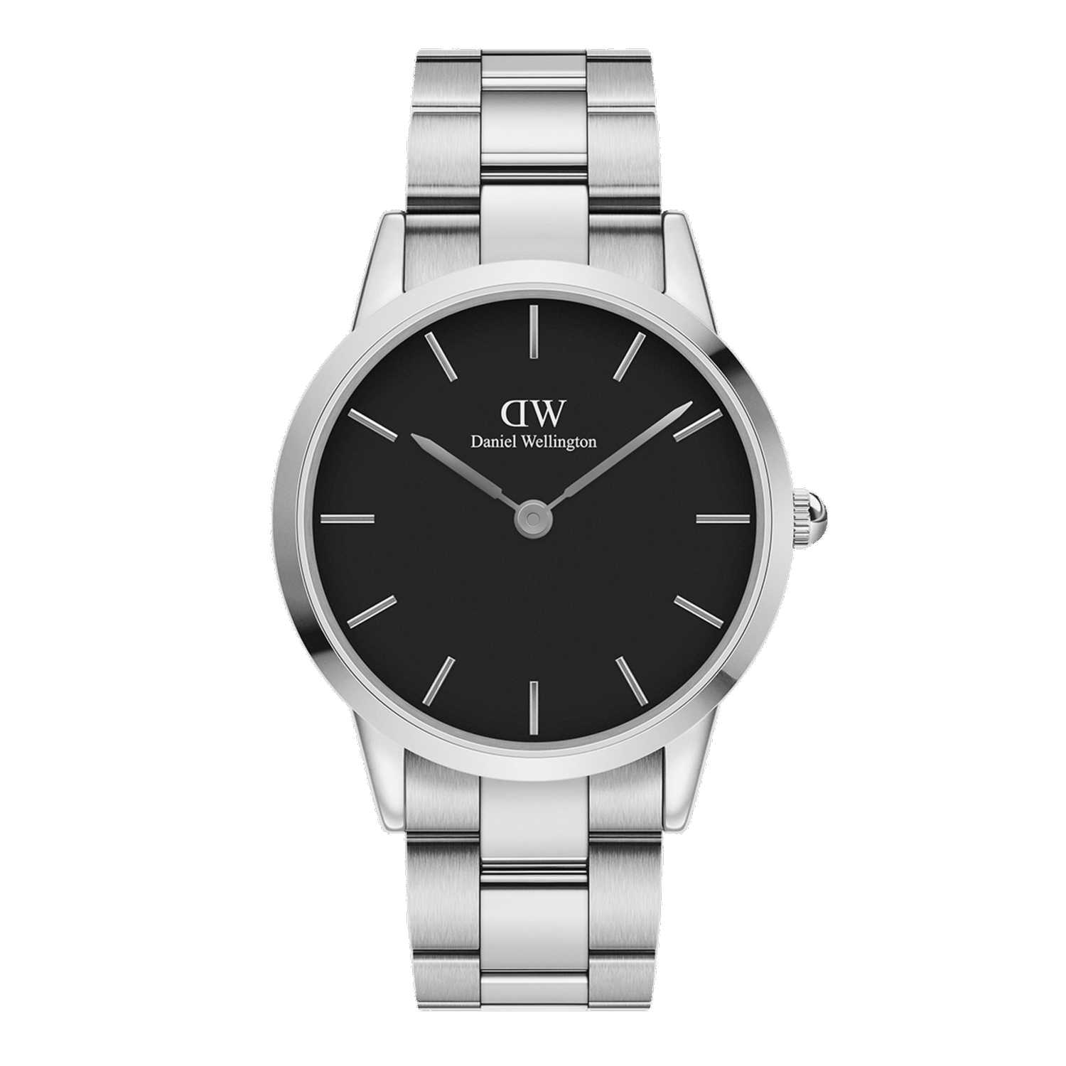 Daniel Wellington Iconic Link Men Watches Silver | MQ8659014