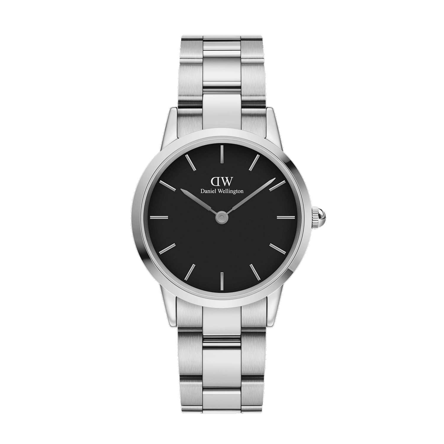 Daniel Wellington Iconic Link Men Watches Silver | MQ8659014