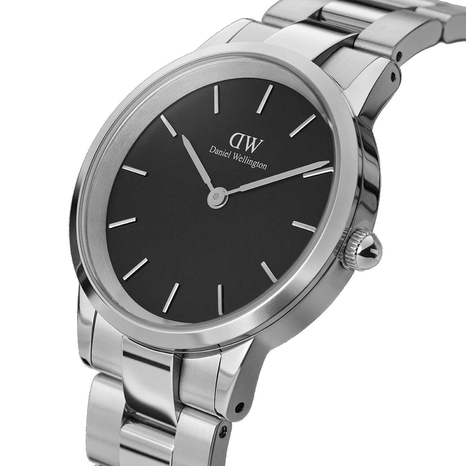 Daniel Wellington Iconic Link Men Watches Silver | MQ8659014