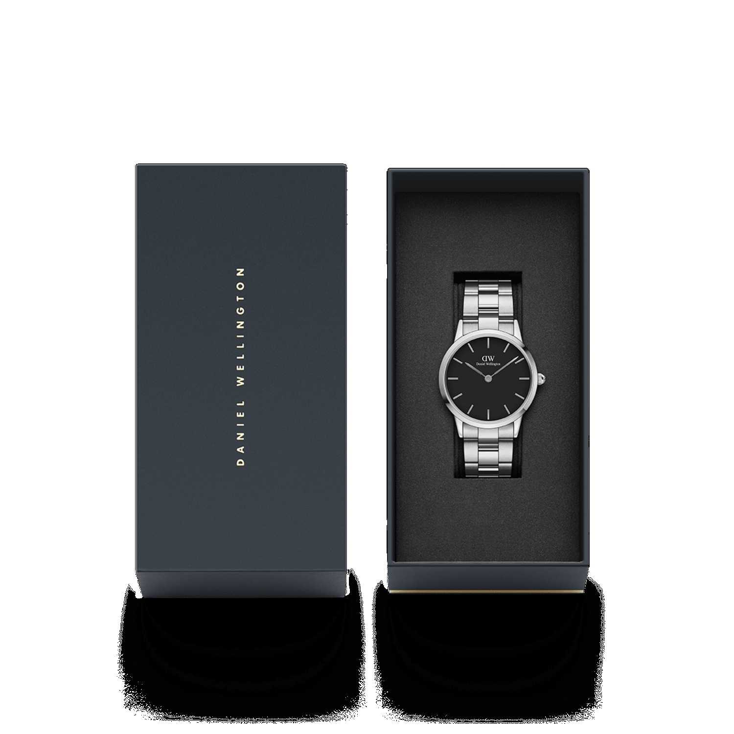 Daniel Wellington Iconic Link Men Watches Silver | MQ8659014