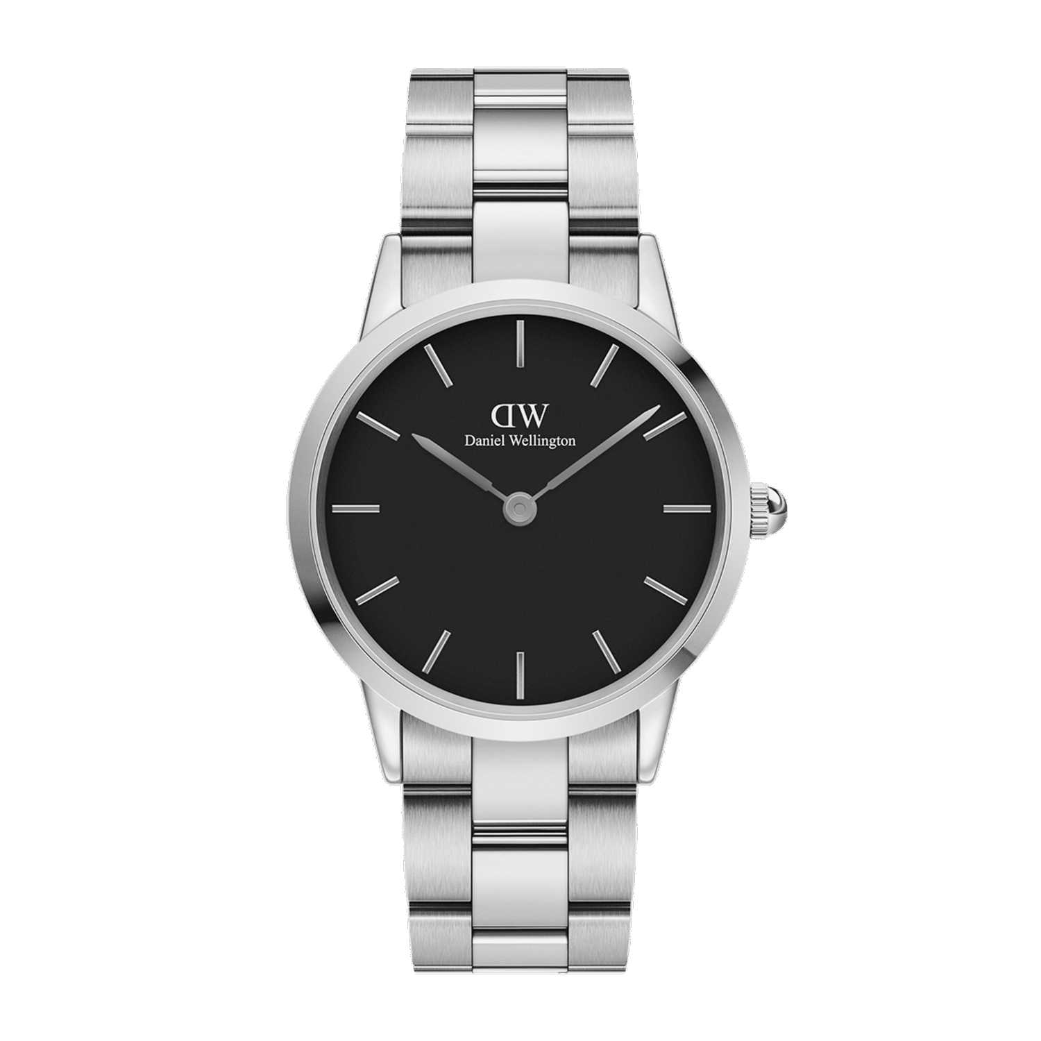 Daniel Wellington Iconic Link Men Watches Silver | MQ8659014