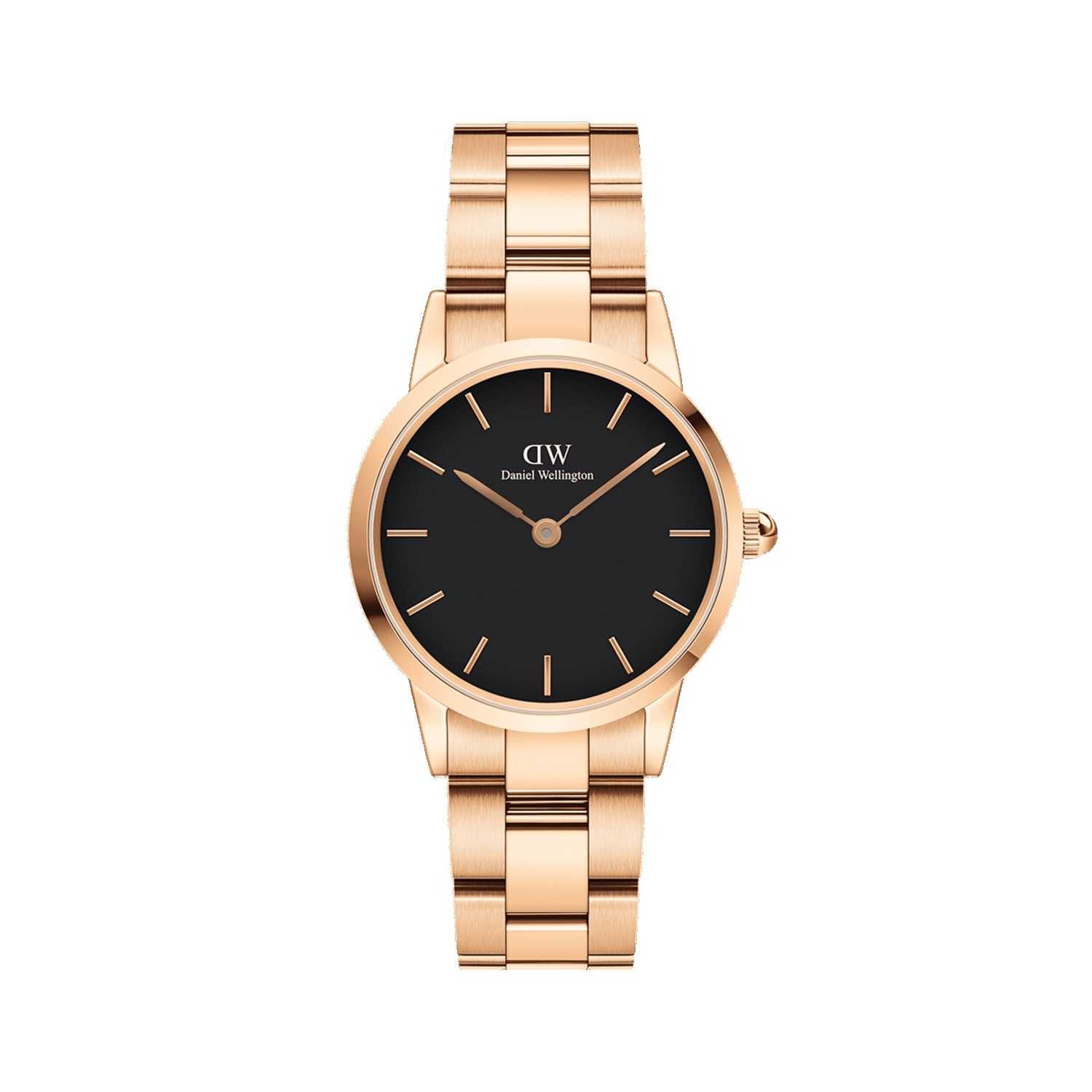 Daniel Wellington Iconic Link Women Watches Rose Gold | QI8962751