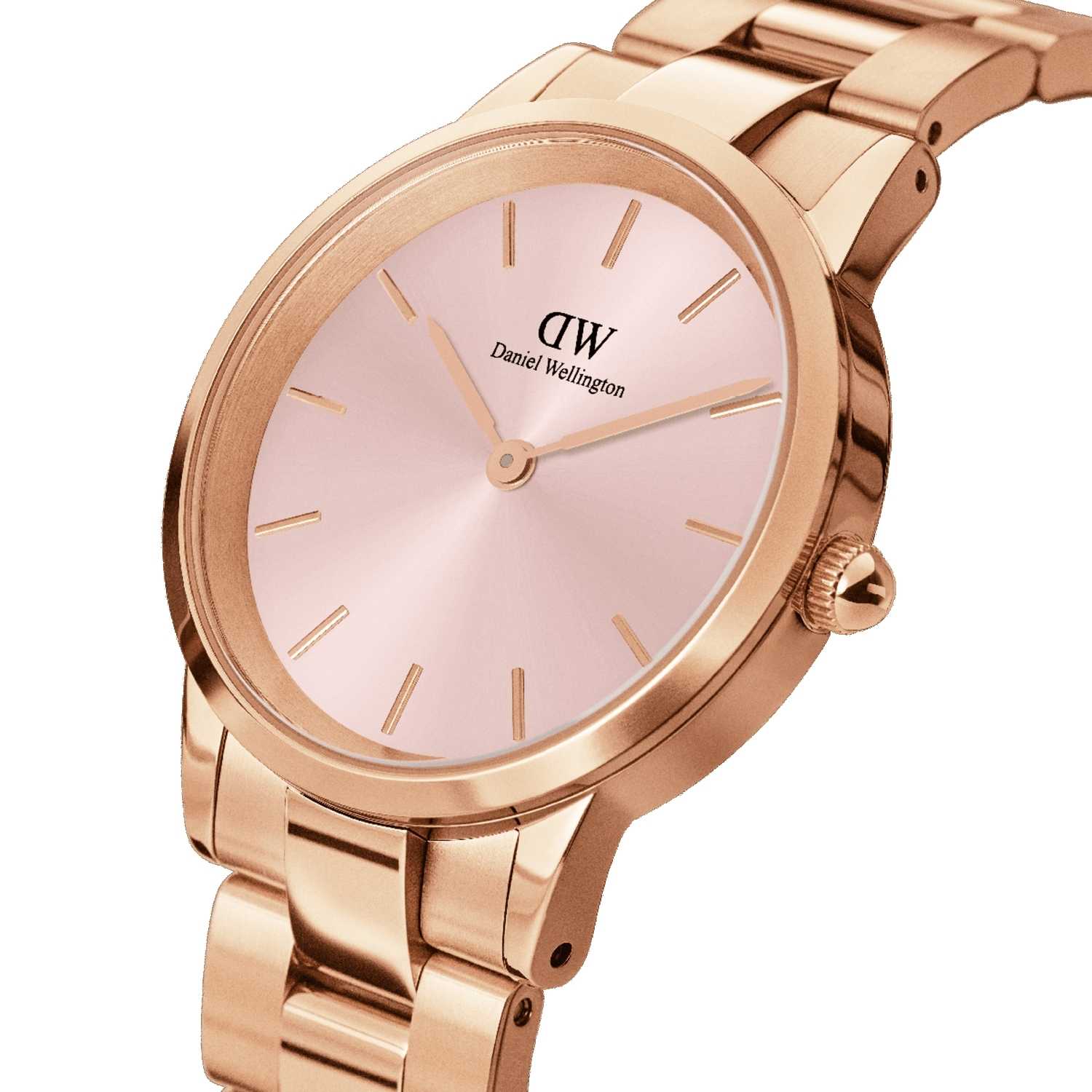 Daniel Wellington Iconic Link Women Watches Rose Gold | JQ1234589