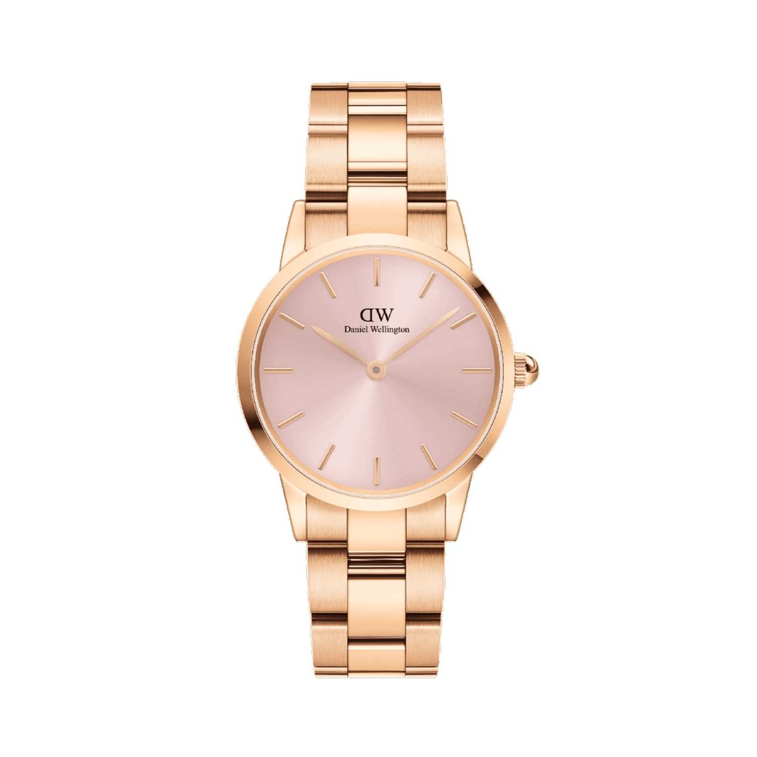 Daniel Wellington Iconic Link Women Watches Rose Gold | JQ1234589