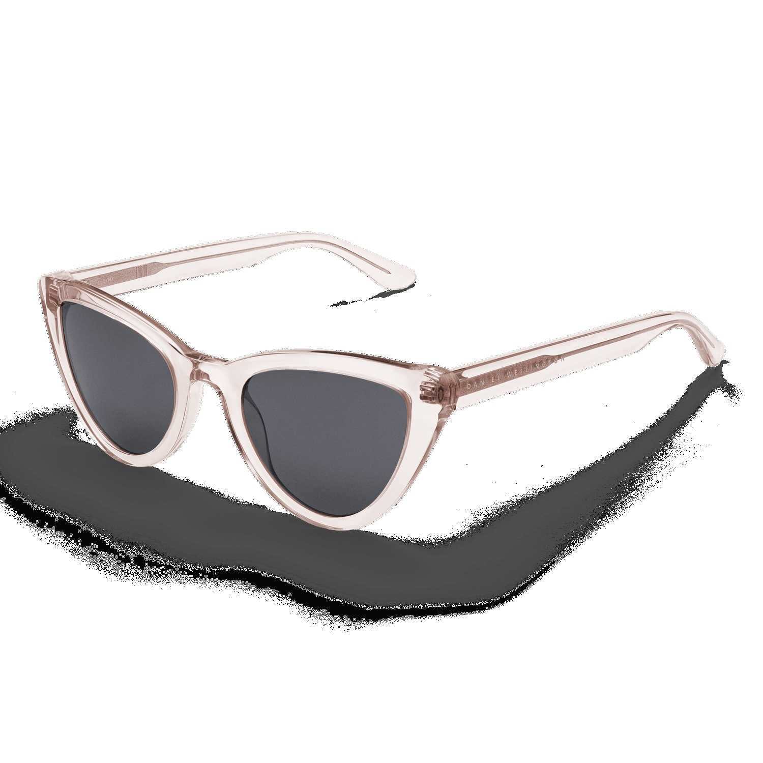 Daniel Wellington Lynx Bio-Acetate Sunglasses Clear Pink | DO9127580