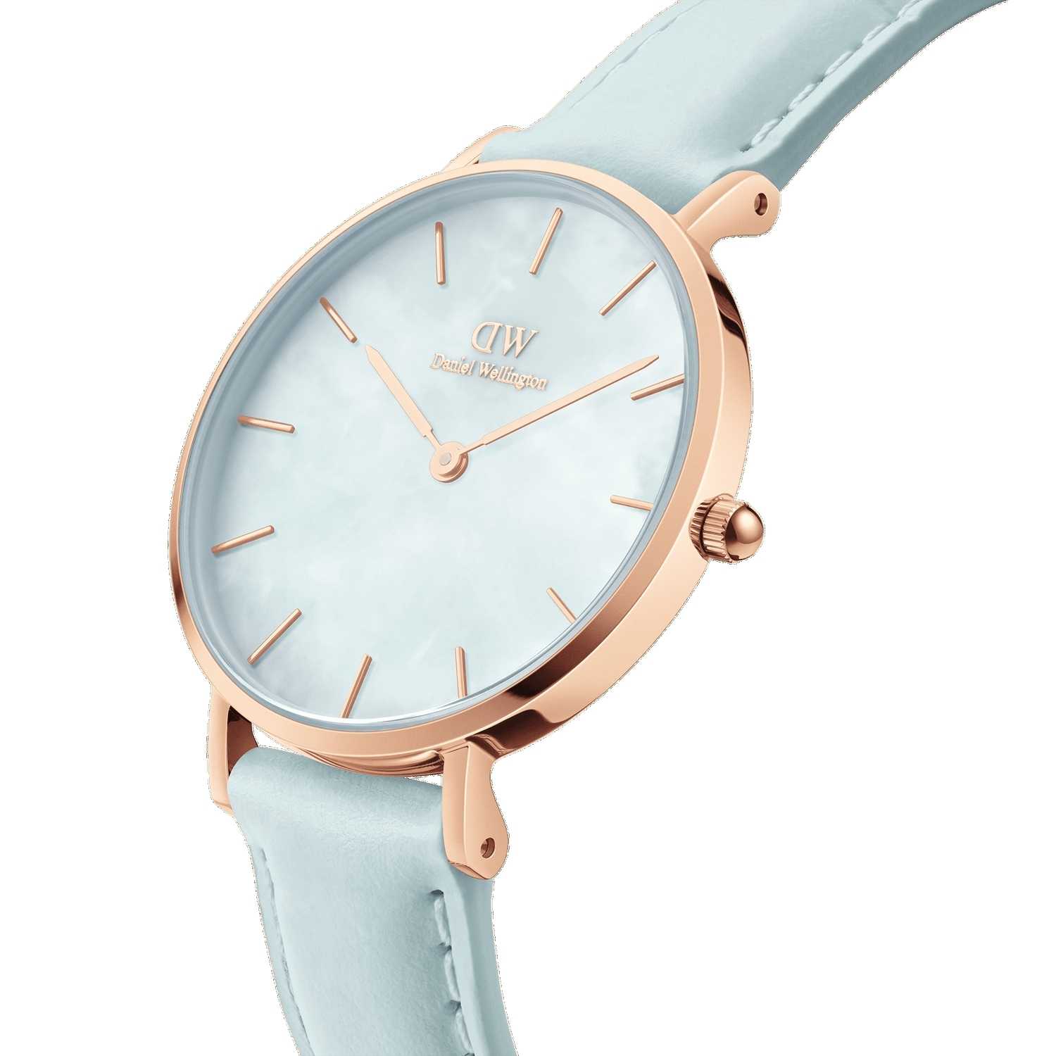 Daniel Wellington Petite Bluebell Women Watches Rose Gold | ZB0574682