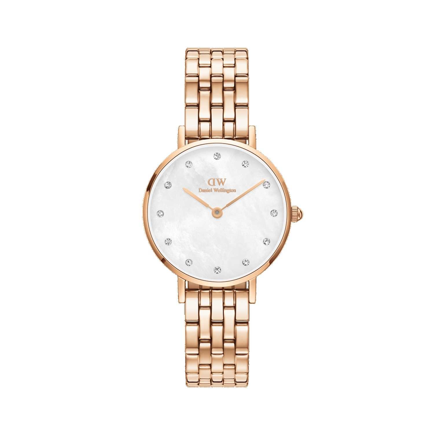 Daniel Wellington Petite Lumine 5-Link Melrose Women Watches Rose Gold | HR3219508