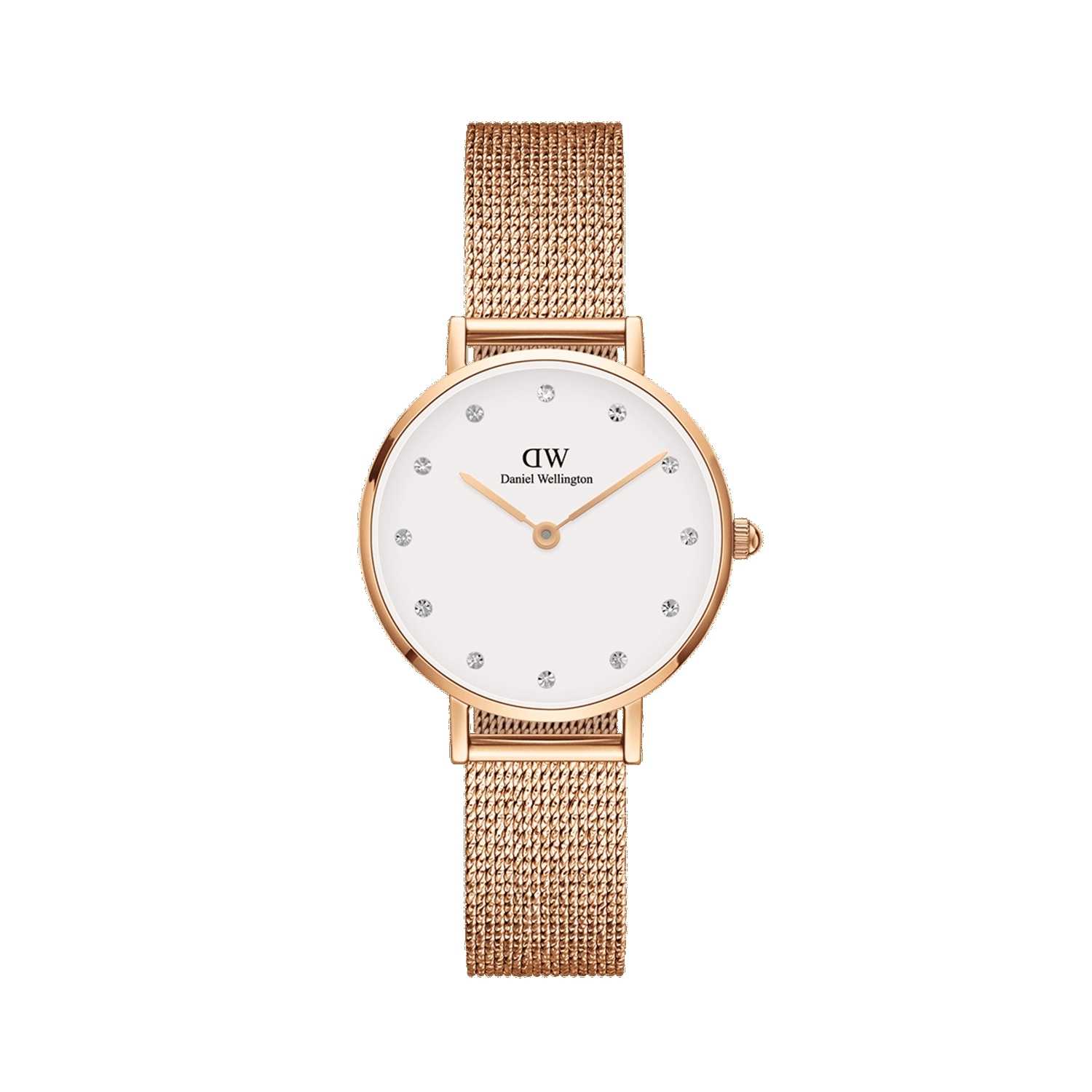 Daniel Wellington Petite Lumine Pressed Melrose Women Watches Rose Gold | MD6781932