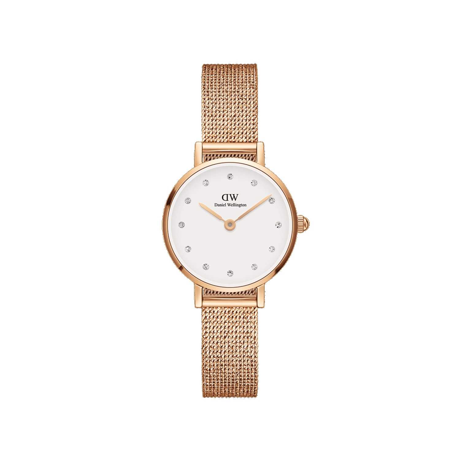 Daniel Wellington Petite Lumine Pressed Melrose Women Watches Rose Gold | MD6781932