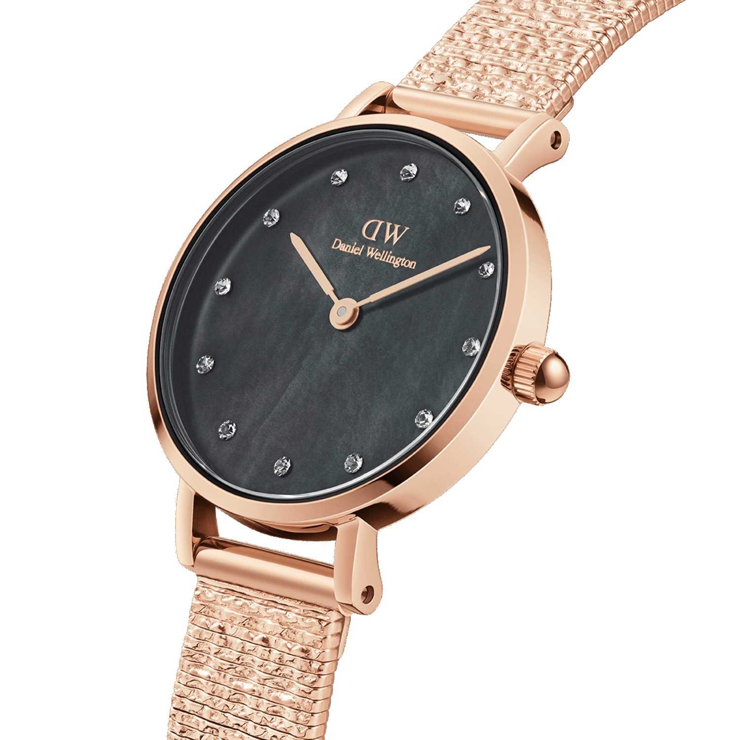 Daniel Wellington Petite Lumine Pressed Piano Women Watches Rose Gold | AC1527083