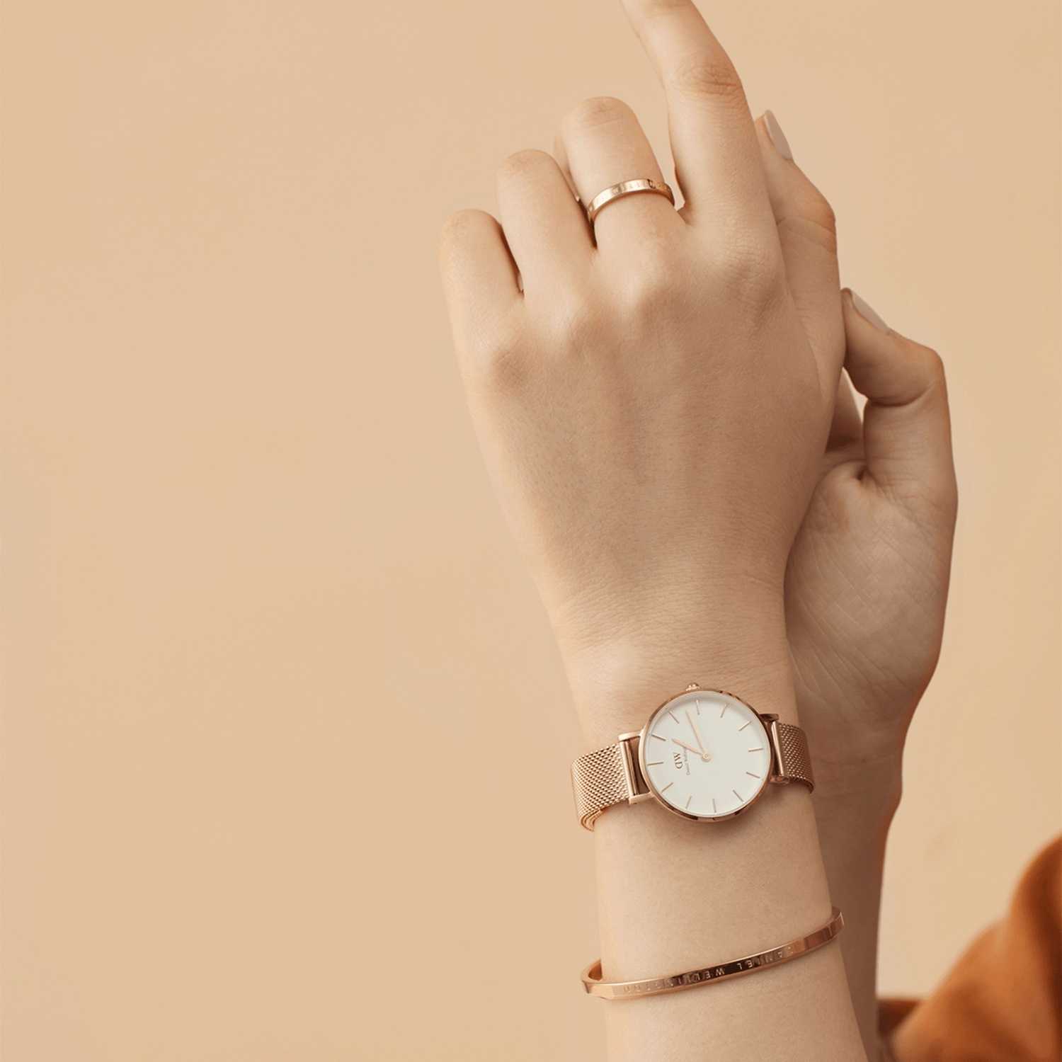 Daniel Wellington Petite Melrose Women Watches Rose Gold | LM9021438