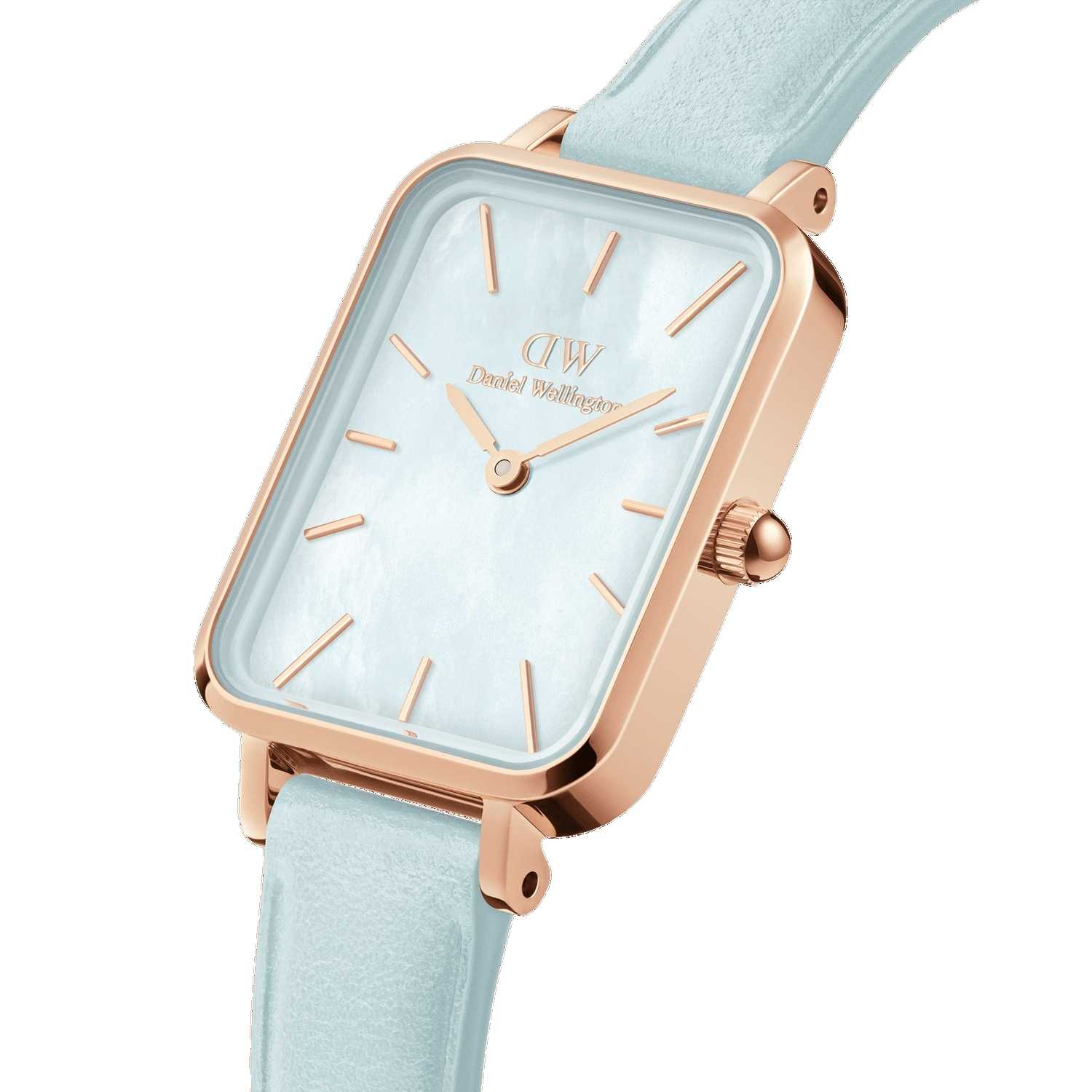 Daniel Wellington Quadro Bluebell Women Watches Rose Gold | FK5402817